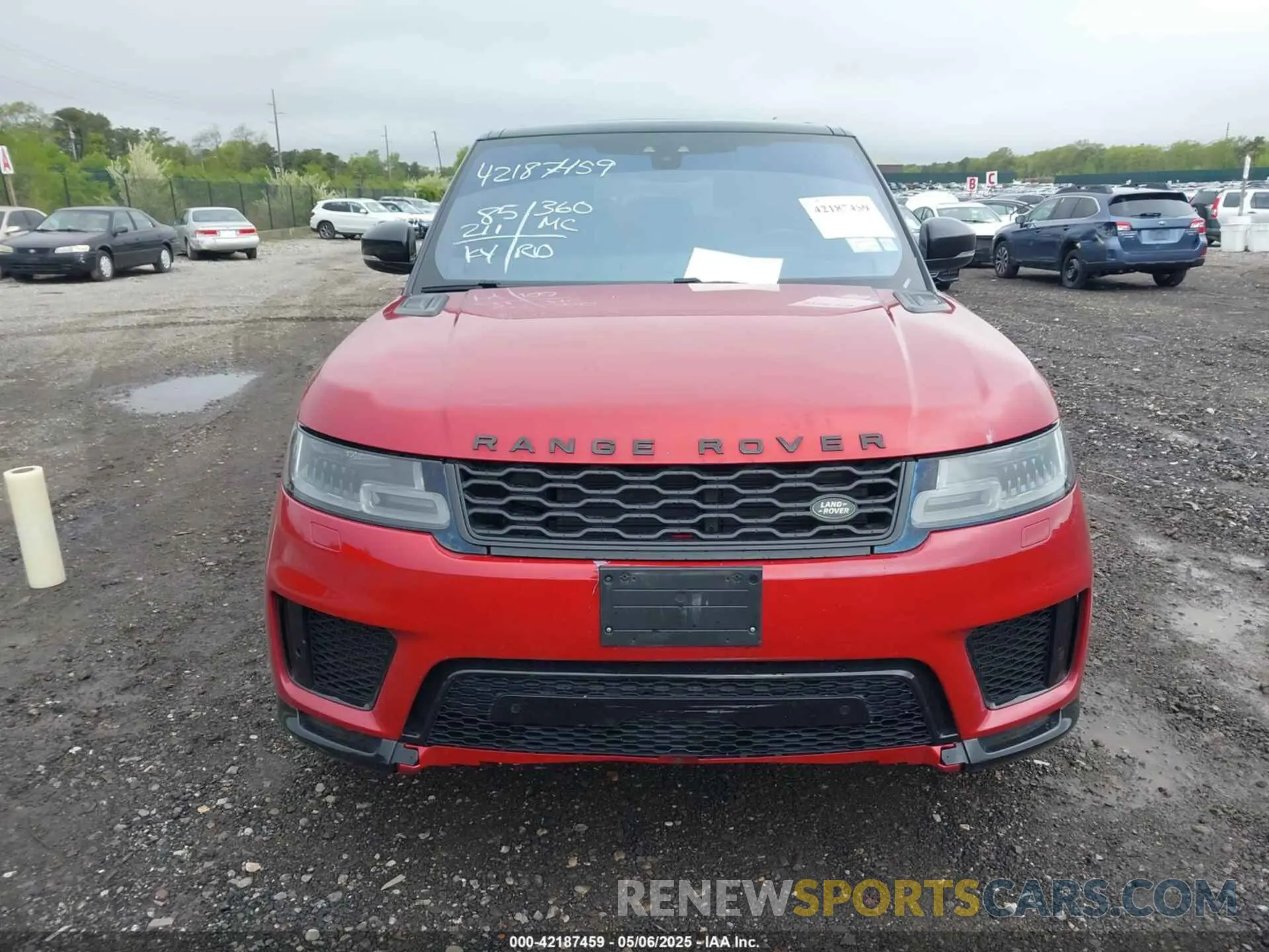13 fotografías del automóvil dañado SALWR2RV8KA816535 LAND ROVER RANGE ROVER SPORT 2019