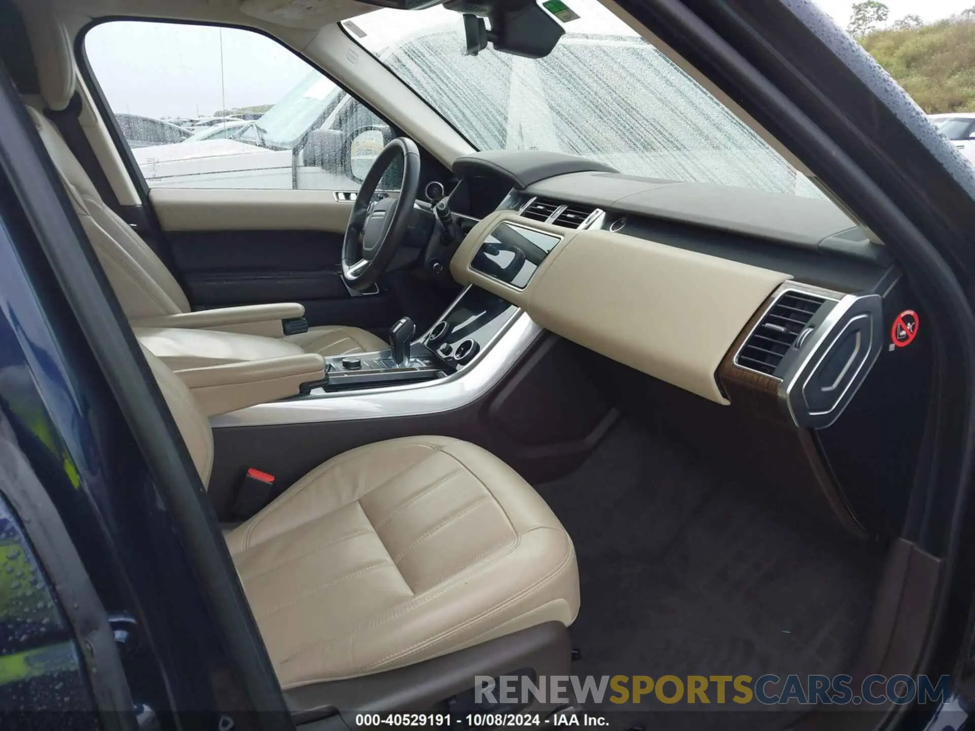5 fotografías del automóvil dañado SALWR2RV9KA416788 LAND ROVER RANGE ROVER SPORT 2019
