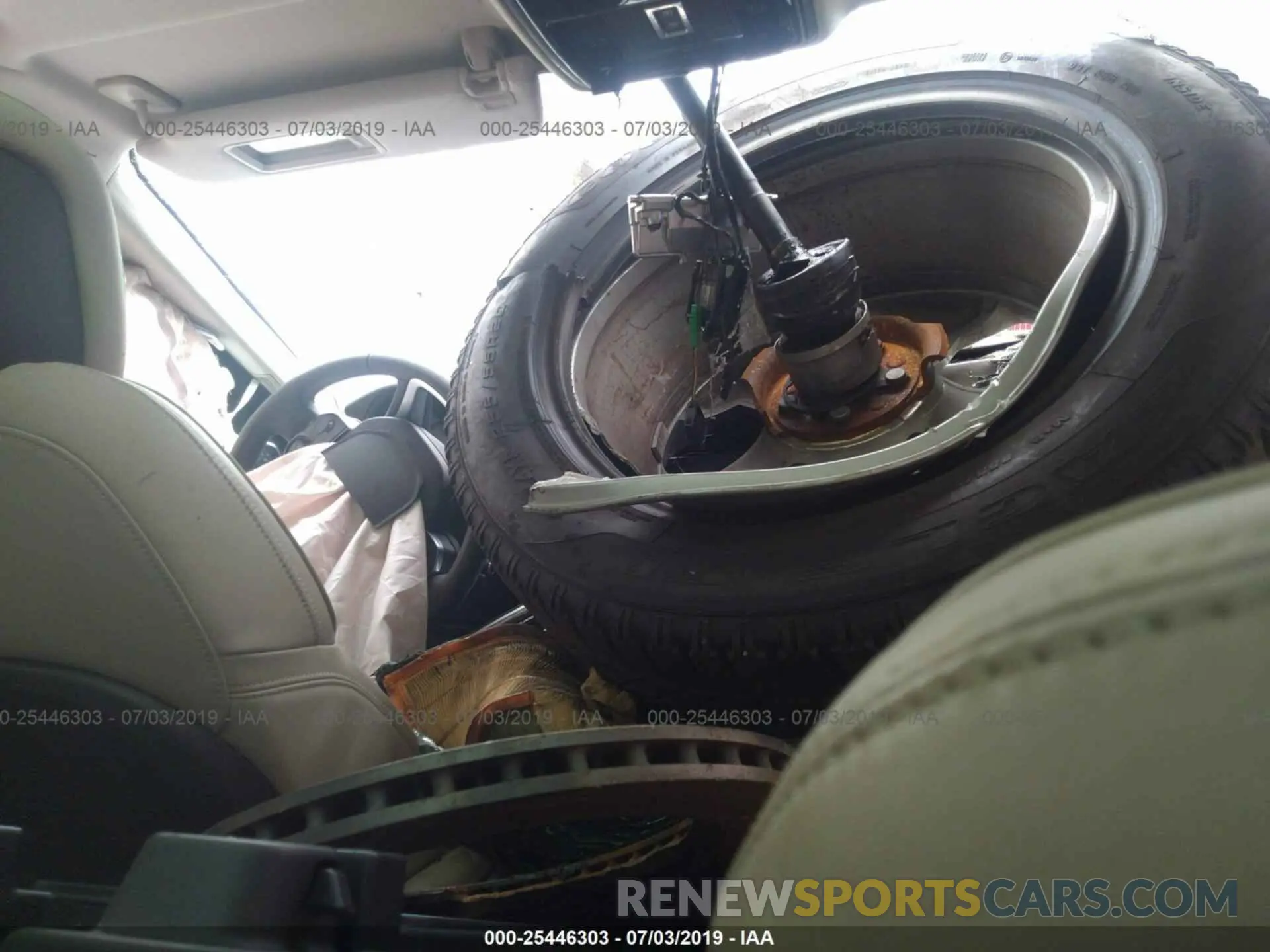 5 fotografías del automóvil dañado SALWR2RV9KA419903 LAND ROVER RANGE ROVER SPORT 2019