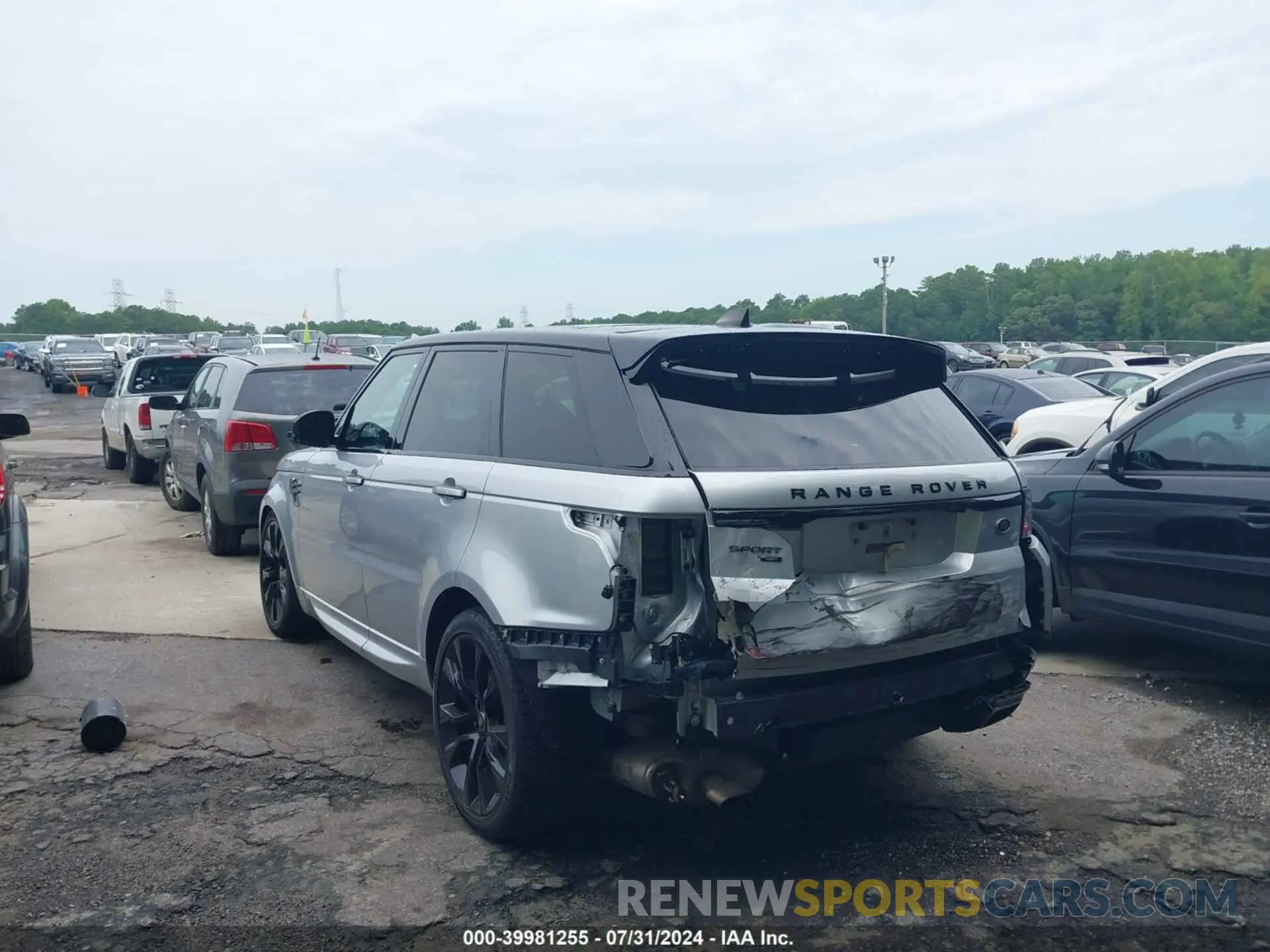 3 fotografías del automóvil dañado SALWS2SU0KA873933 LAND ROVER RANGE ROVER SPORT 2019