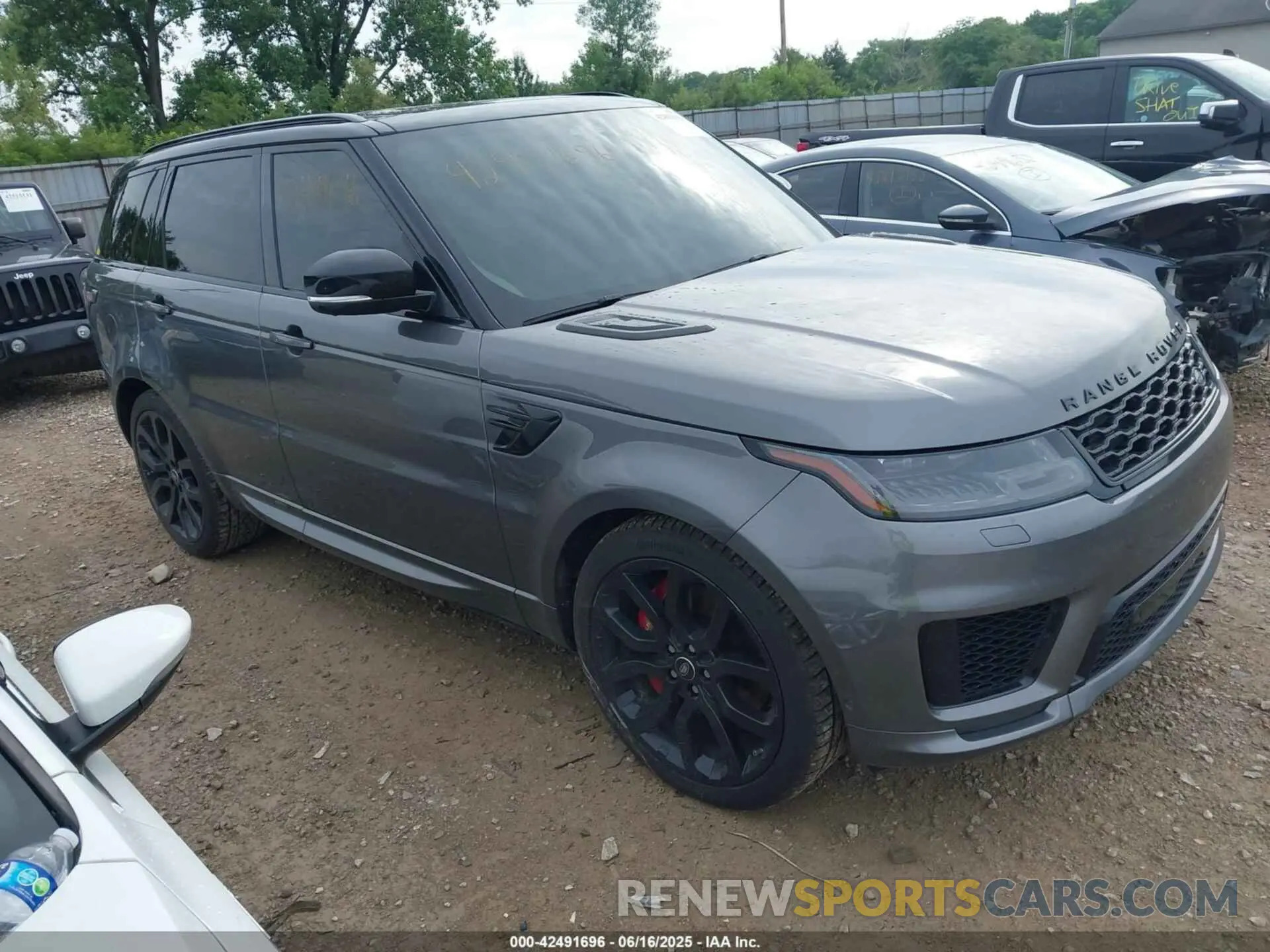 1 fotografías del automóvil dañado SALWV2SVXKA416580 LAND ROVER RANGE ROVER SPORT 2019