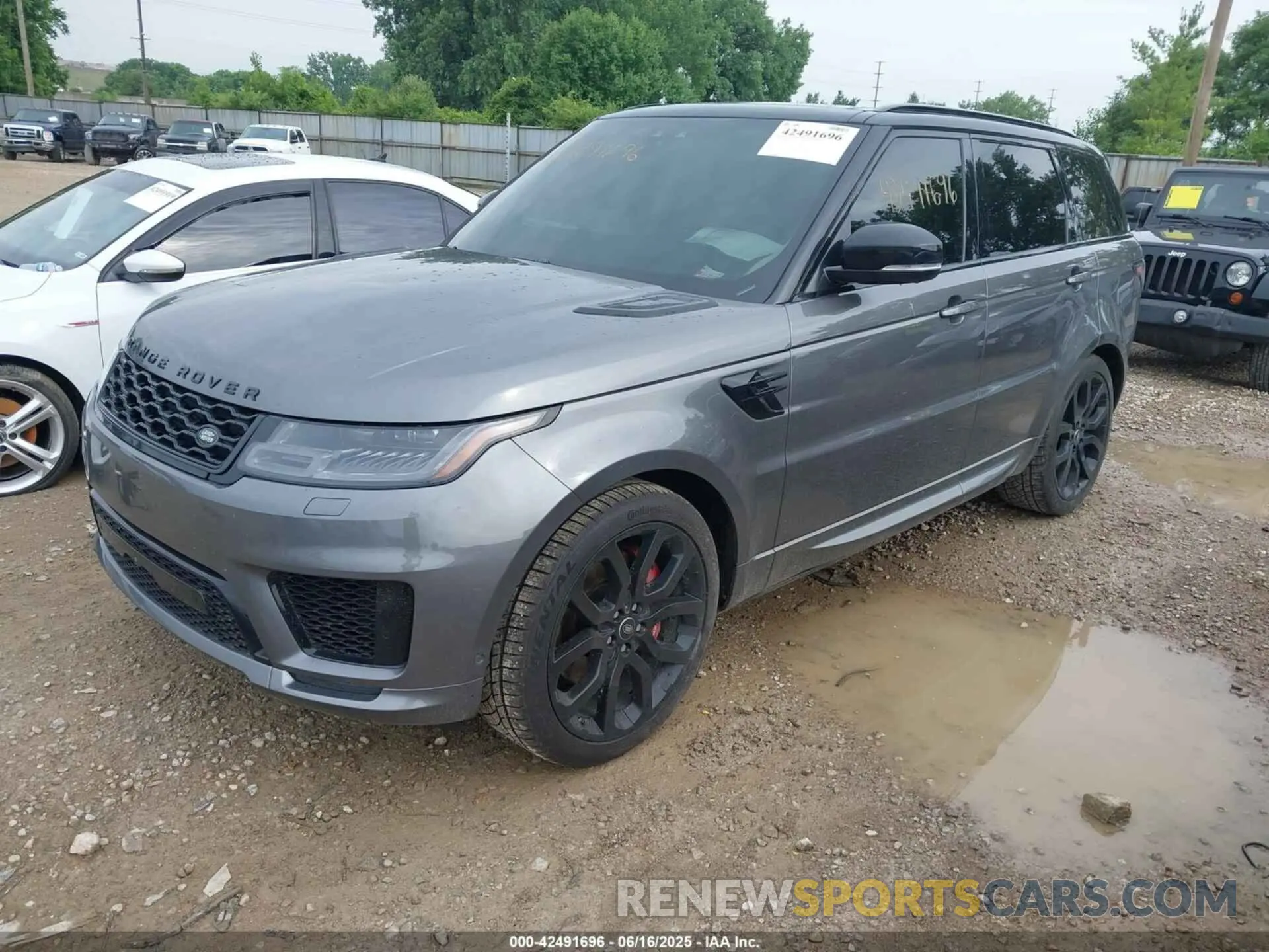 2 fotografías del automóvil dañado SALWV2SVXKA416580 LAND ROVER RANGE ROVER SPORT 2019