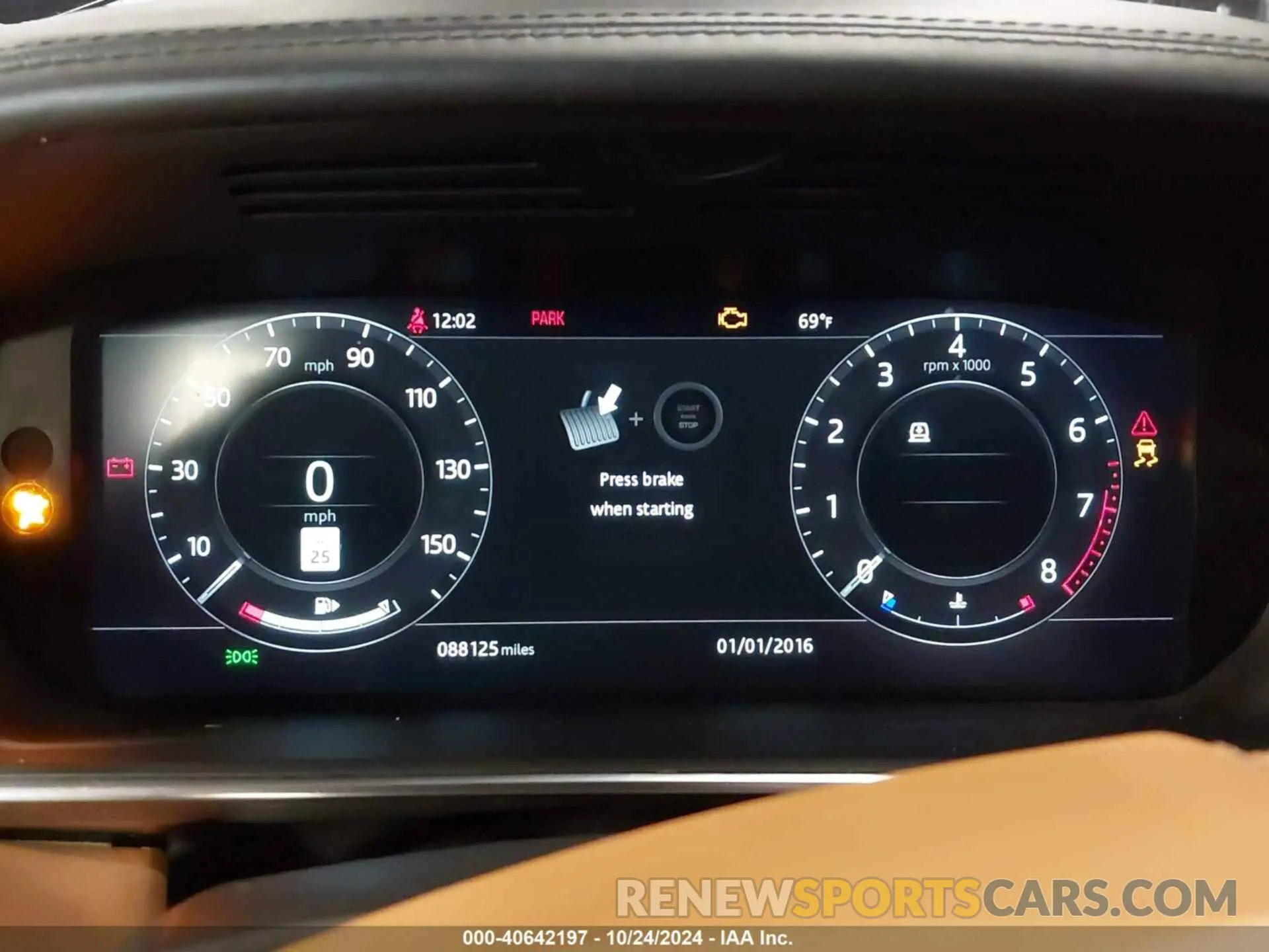 16 fotografías del automóvil dañado SALWV2SVXKA842415 LAND ROVER RANGE ROVER SPORT 2019