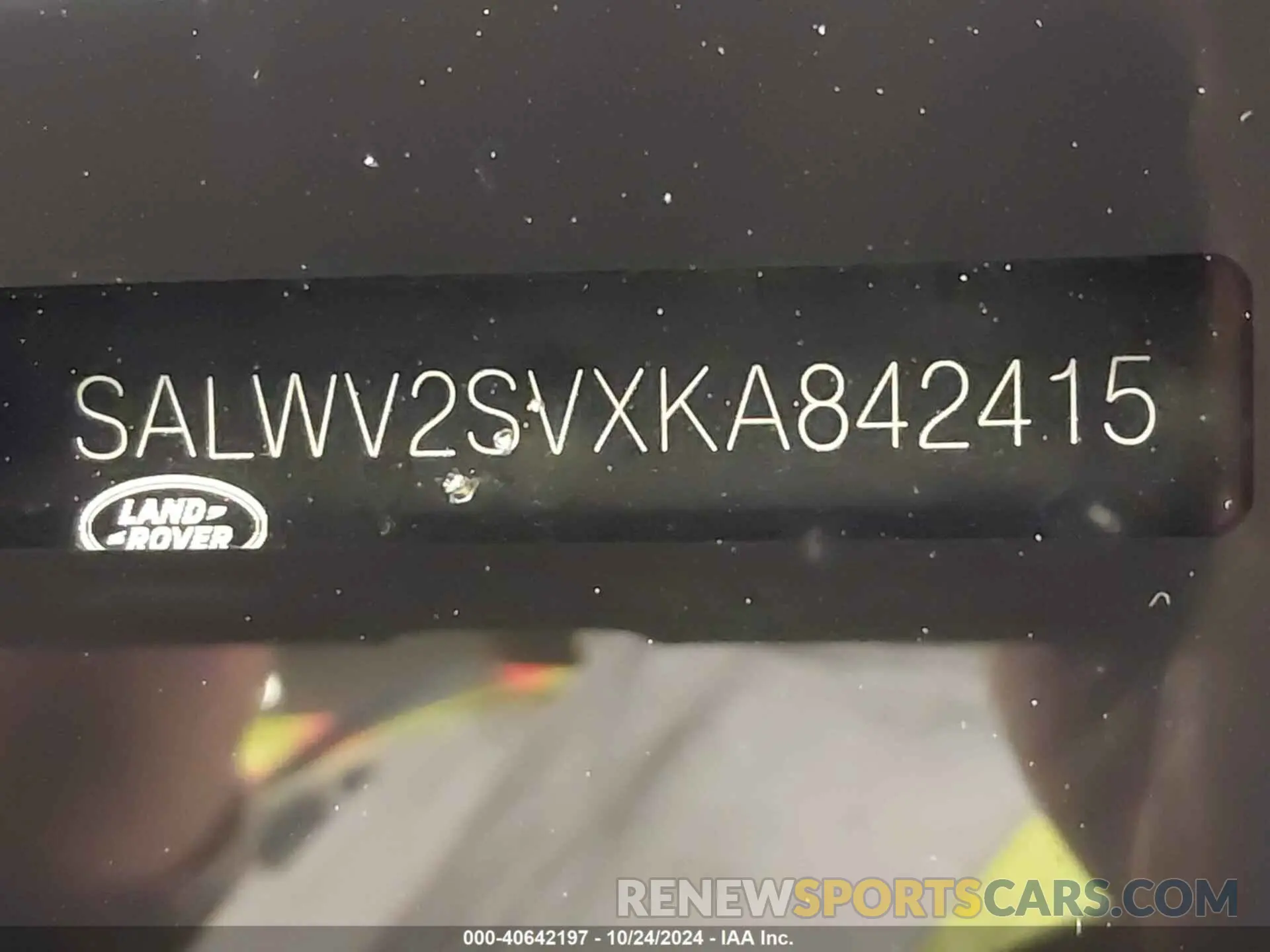 18 fotografías del automóvil dañado SALWV2SVXKA842415 LAND ROVER RANGE ROVER SPORT 2019