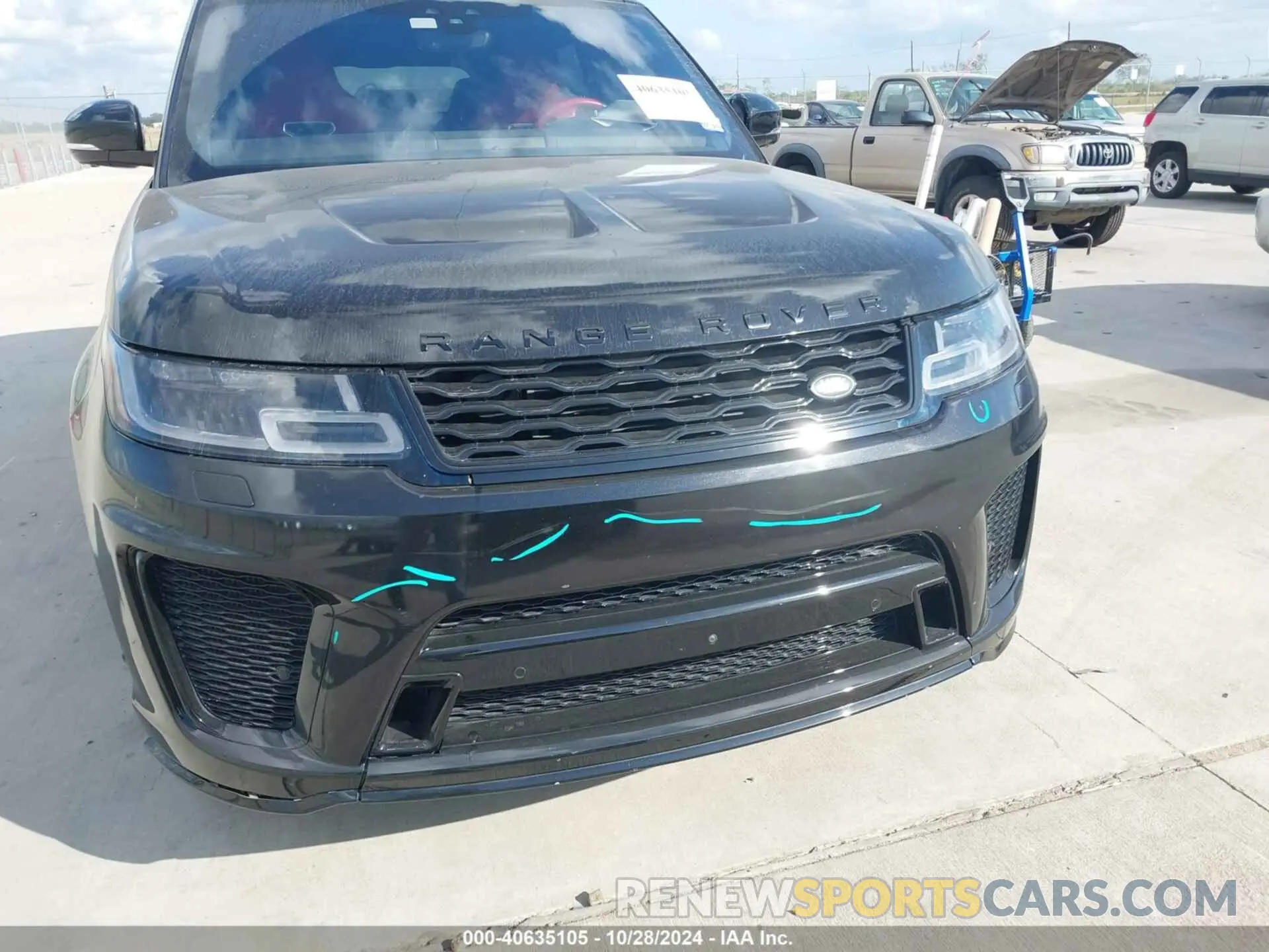 19 fotografías del automóvil dañado SALWZ2SE9KA854480 LAND ROVER RANGE ROVER SPORT 2019