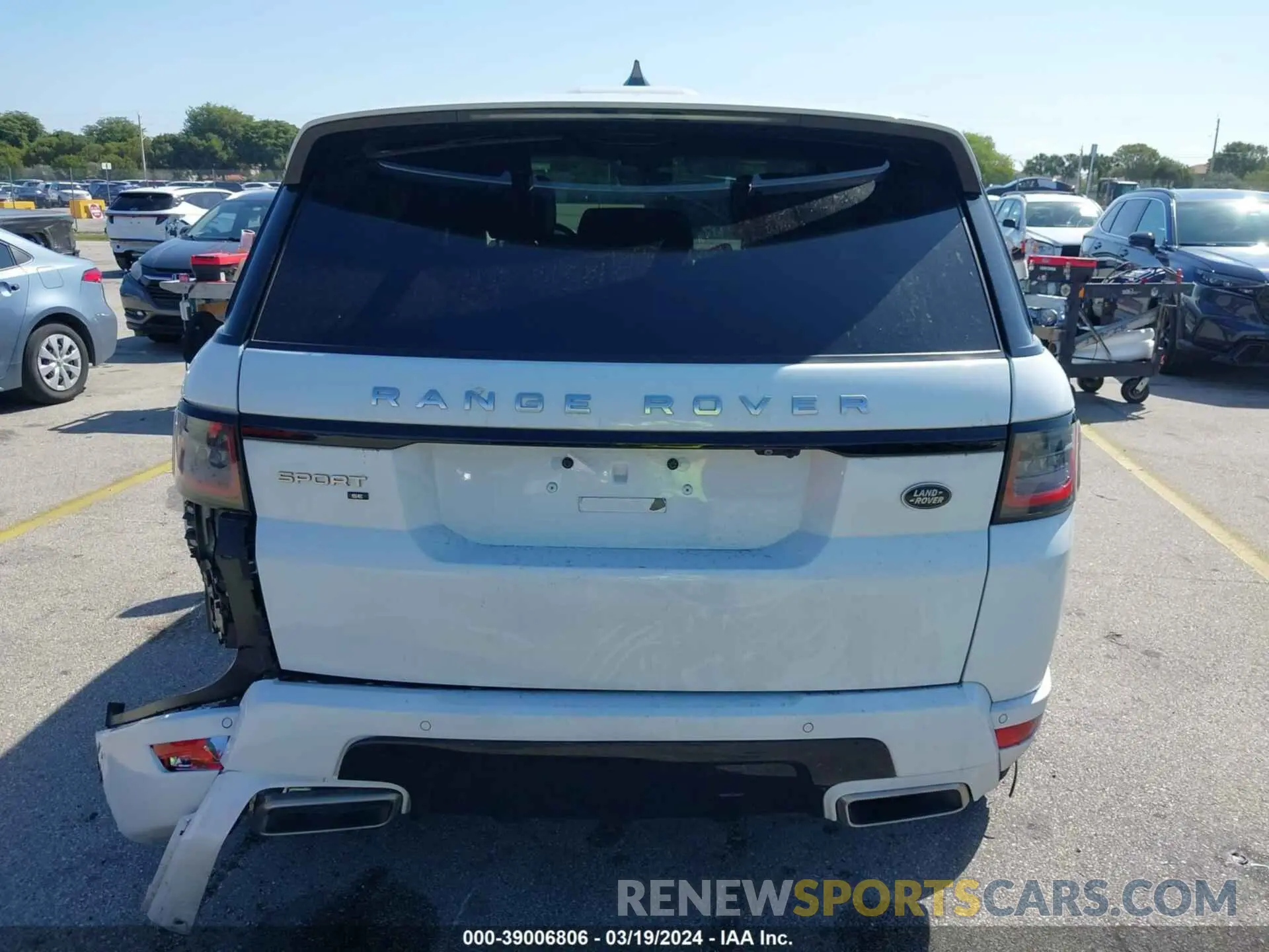 16 fotografías del automóvil dañado SALWG2SU9LA739716 LAND ROVER RANGE ROVER SPORT 2020