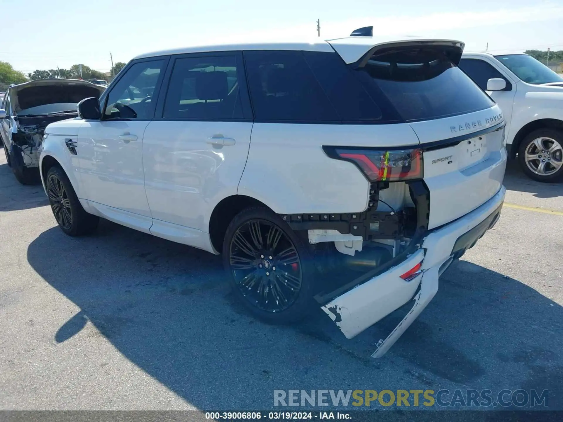 3 fotografías del automóvil dañado SALWG2SU9LA739716 LAND ROVER RANGE ROVER SPORT 2020