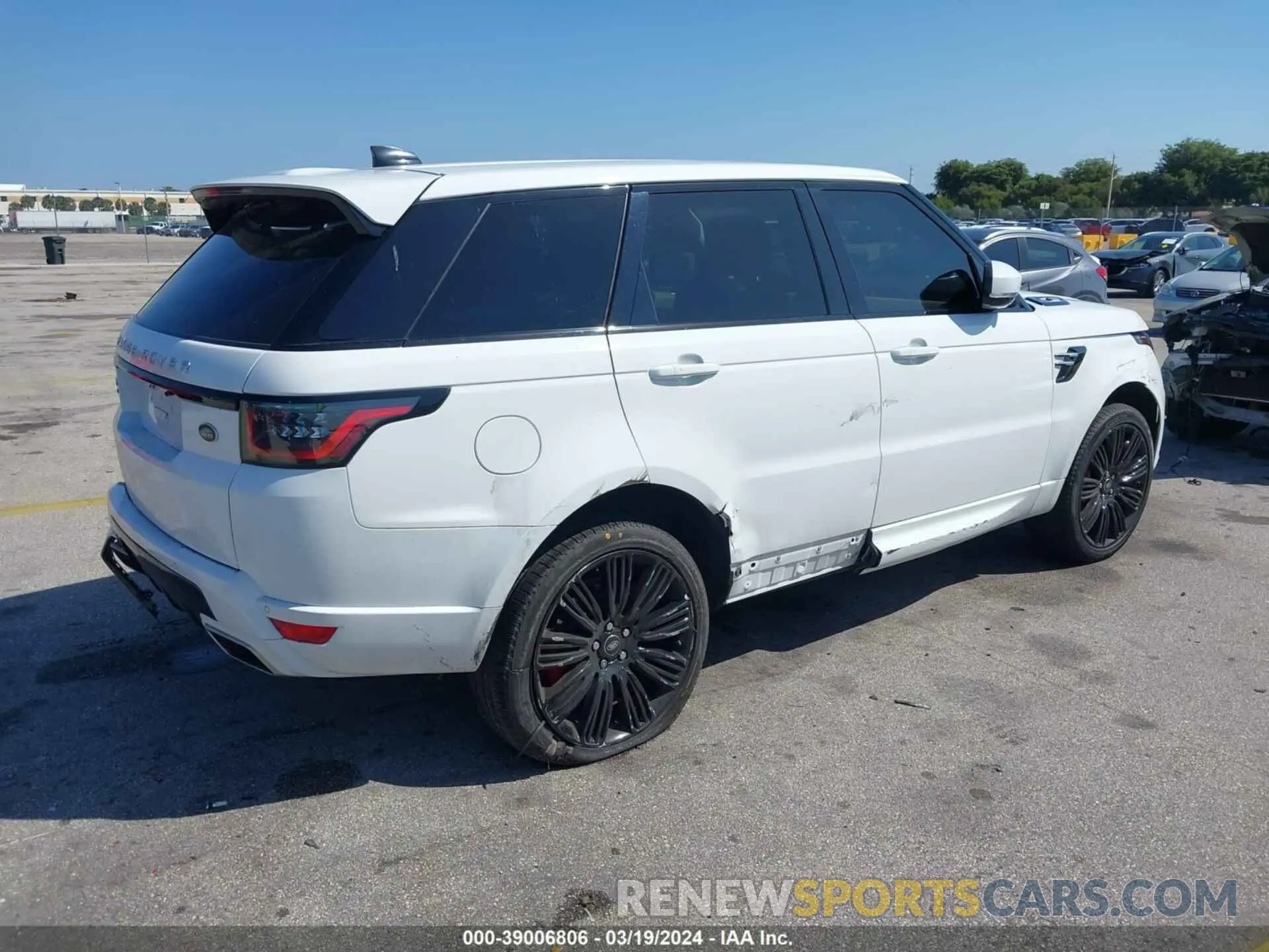 4 fotografías del automóvil dañado SALWG2SU9LA739716 LAND ROVER RANGE ROVER SPORT 2020
