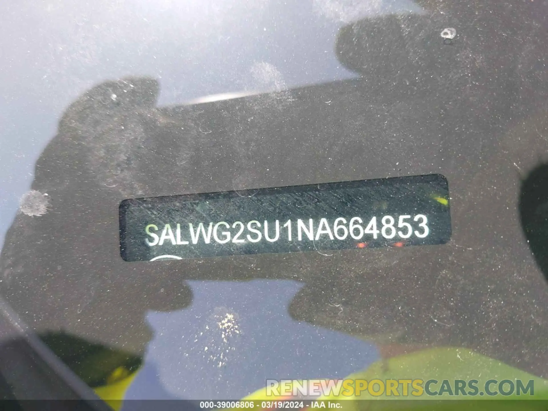 9 fotografías del automóvil dañado SALWG2SU9LA739716 LAND ROVER RANGE ROVER SPORT 2020
