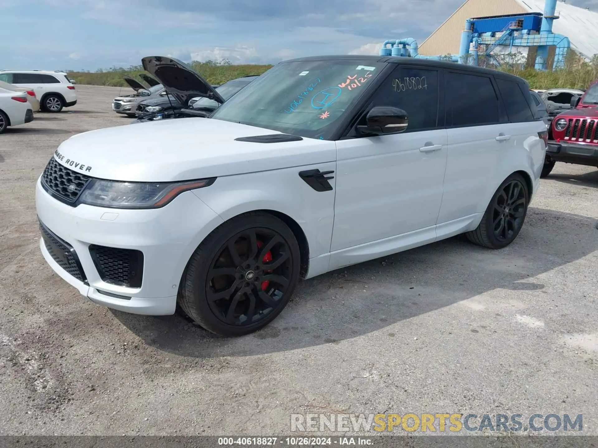 2 fotografías del automóvil dañado SALWR2SE7LA894980 LAND ROVER RANGE ROVER SPORT 2020