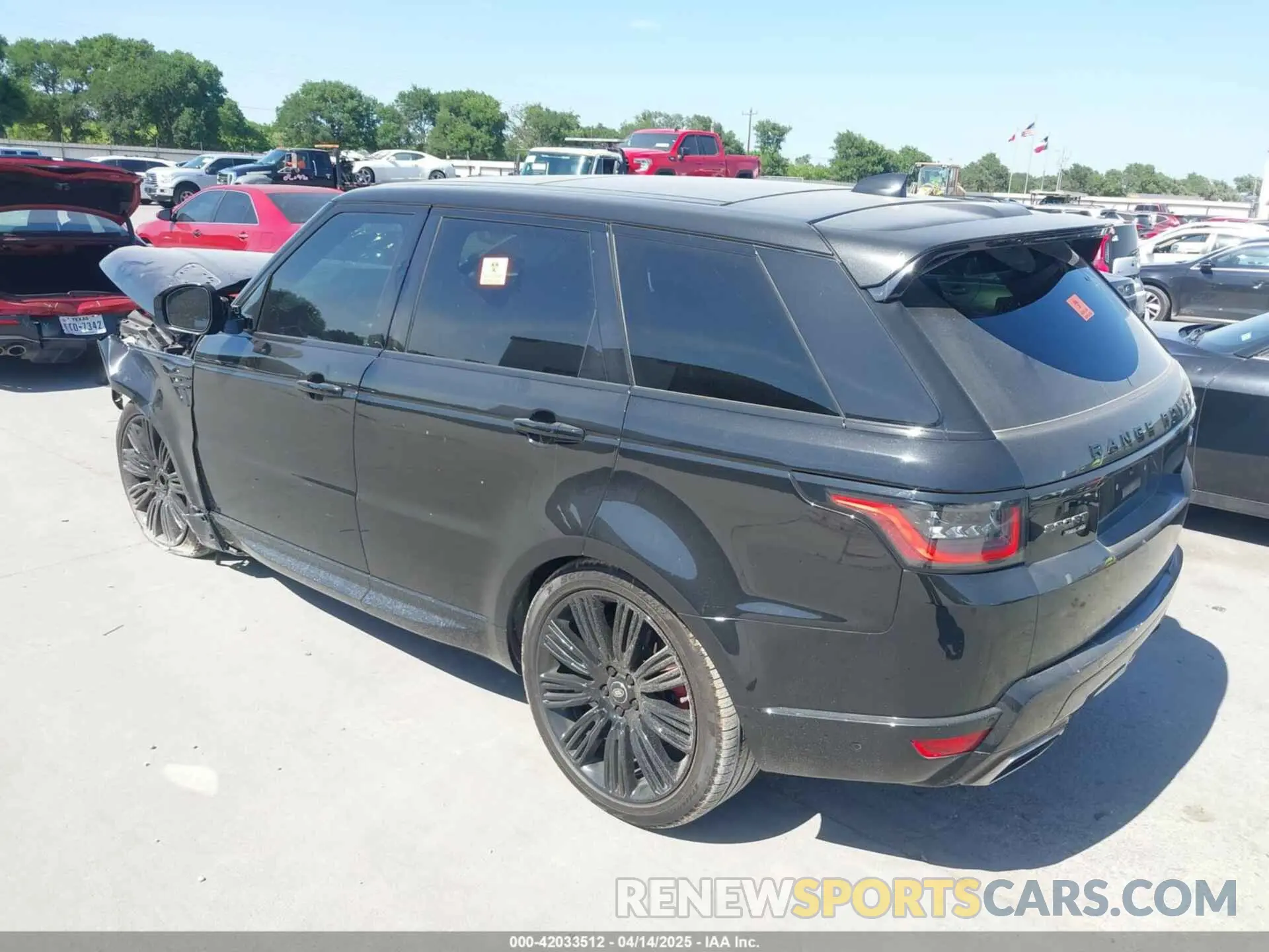 3 fotografías del automóvil dañado SALWR2SE8LA731741 LAND ROVER RANGE ROVER SPORT 2020