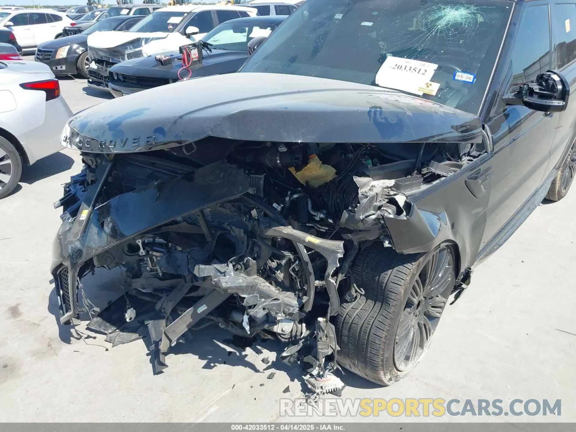 6 fotografías del automóvil dañado SALWR2SE8LA731741 LAND ROVER RANGE ROVER SPORT 2020