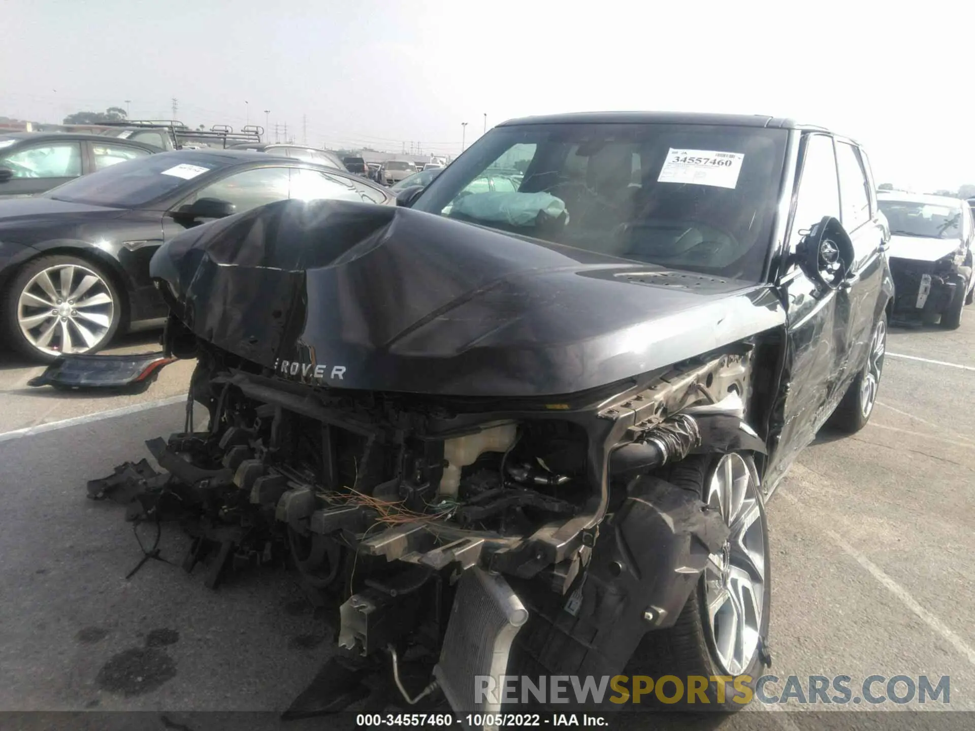2 fotografías del automóvil dañado SALWR2SU2LA710519 LAND ROVER RANGE ROVER SPORT 2020
