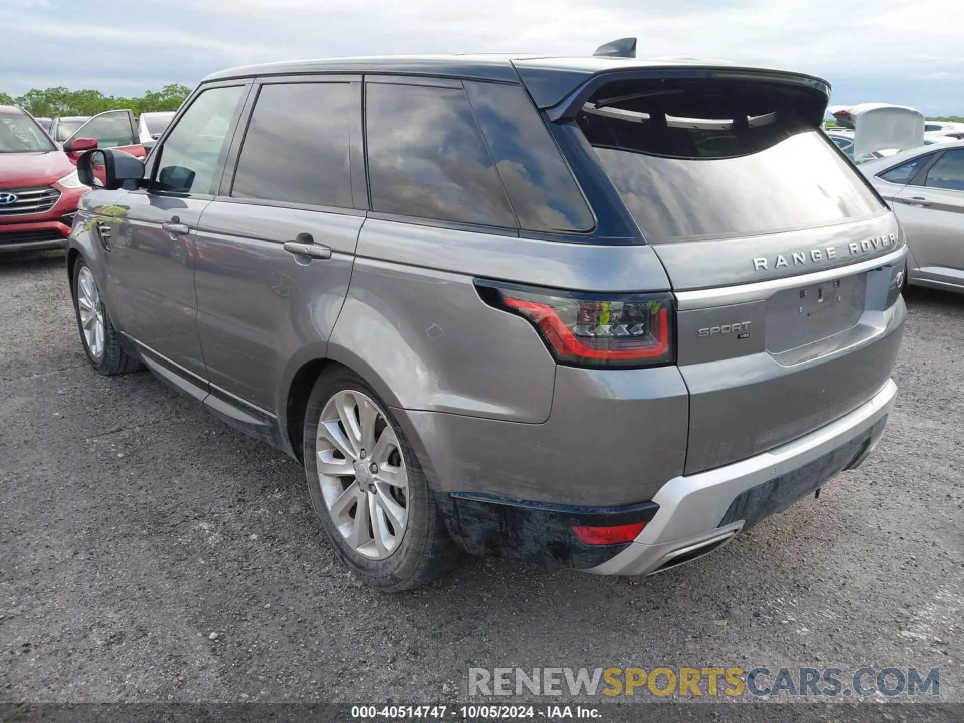 3 fotografías del automóvil dañado SALWR2SU2LA879777 LAND ROVER RANGE ROVER SPORT 2020