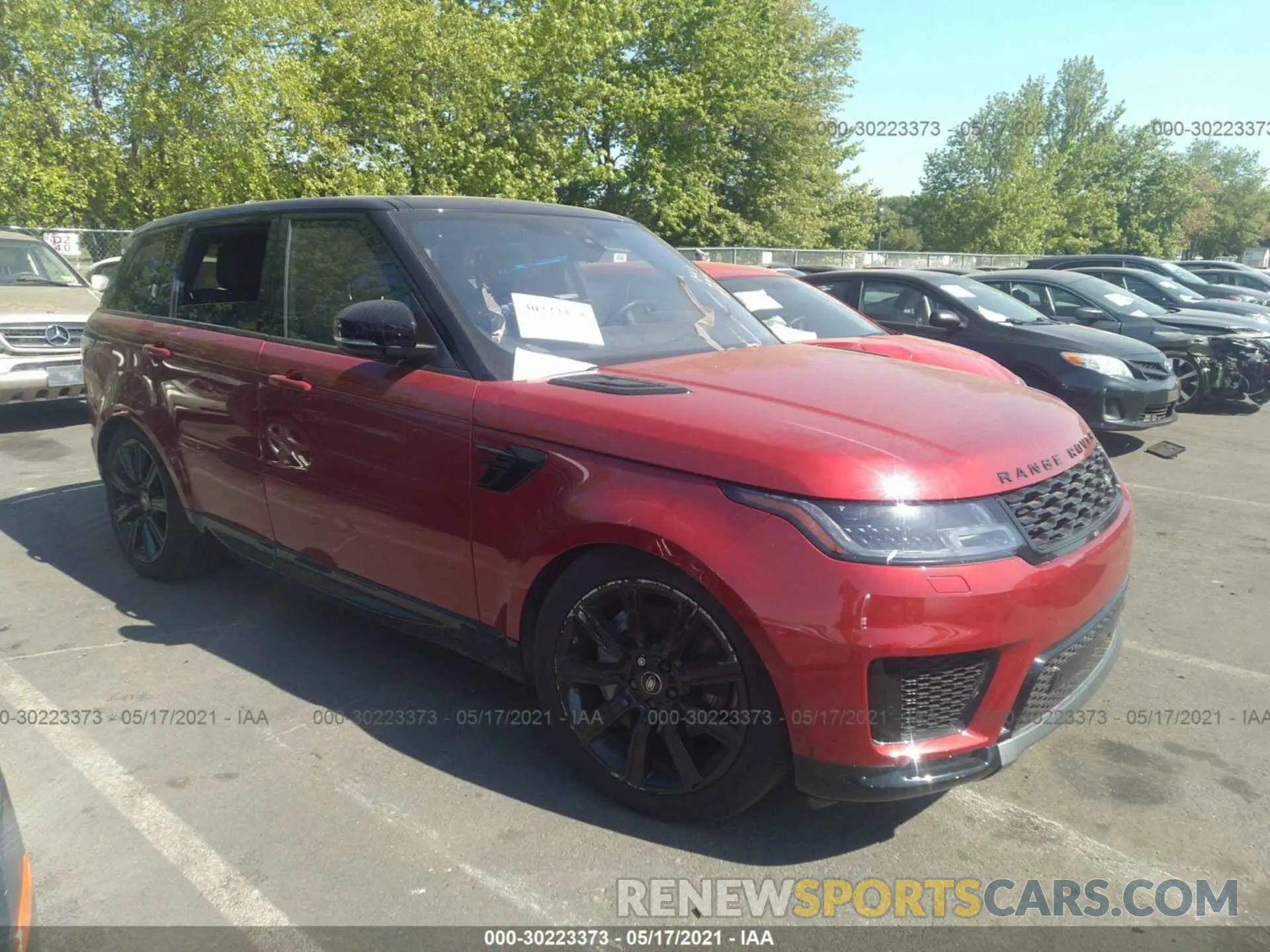 6 fotografías del automóvil dañado SALWR2SU5LA883001 LAND ROVER RANGE ROVER SPORT 2020