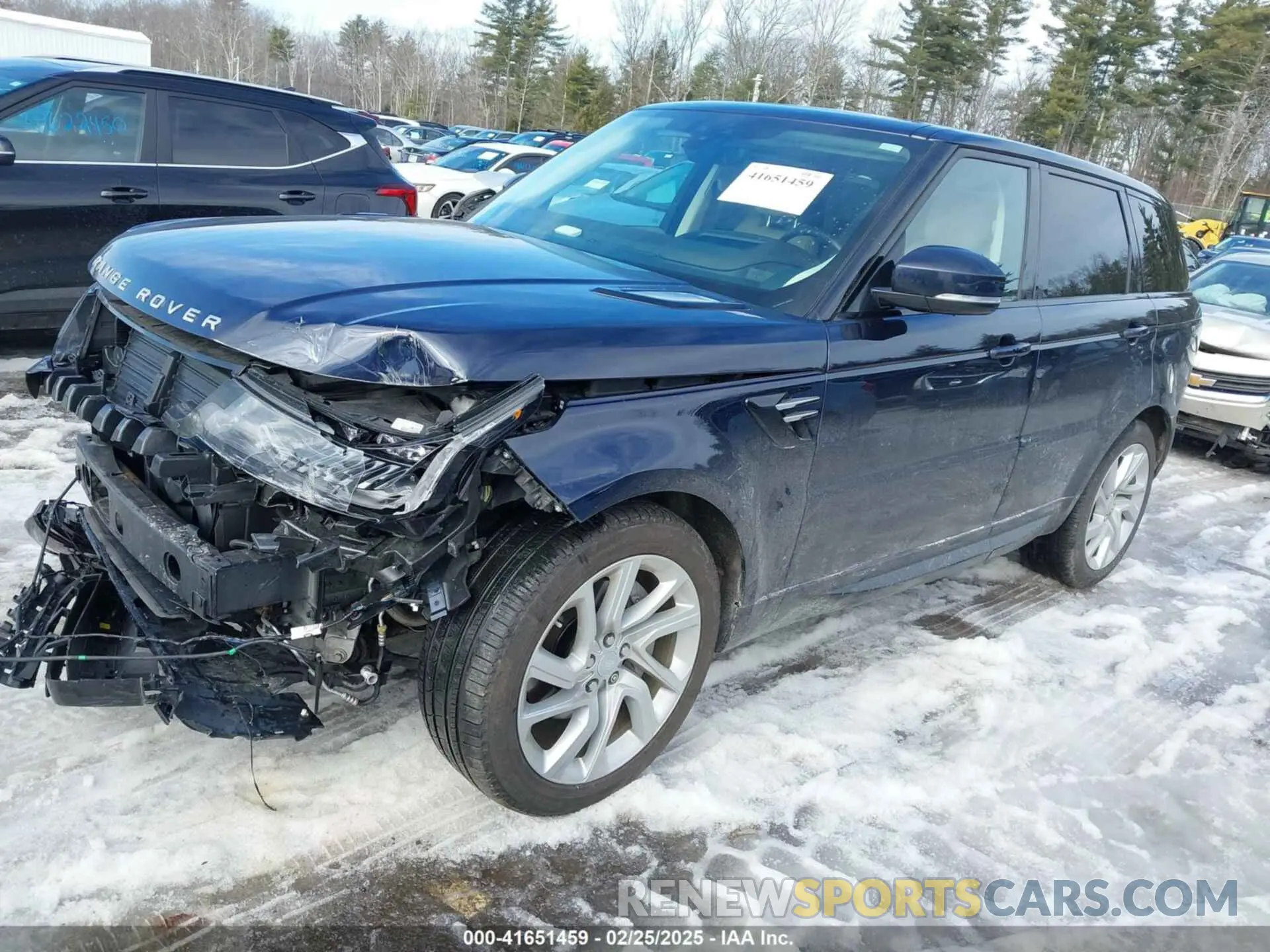 2 fotografías del automóvil dañado SALWR2SU7LA878673 LAND ROVER RANGE ROVER SPORT 2020
