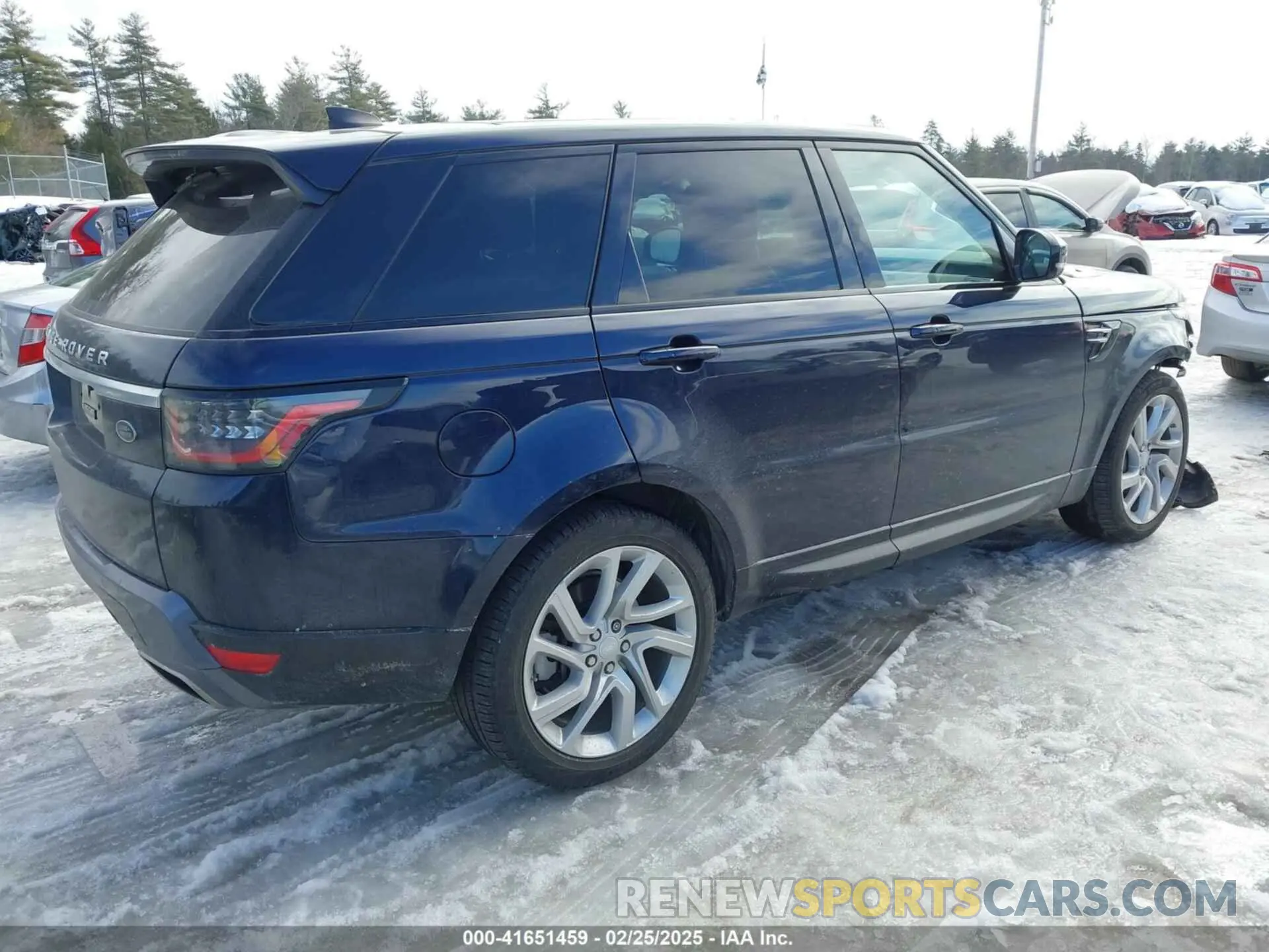 4 fotografías del automóvil dañado SALWR2SU7LA878673 LAND ROVER RANGE ROVER SPORT 2020