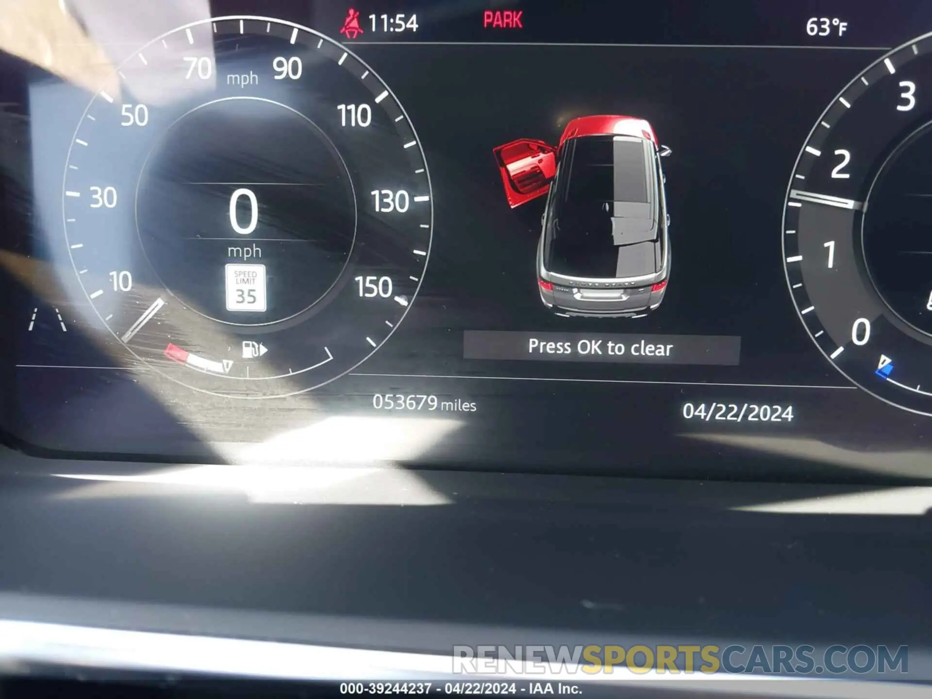 15 fotografías del automóvil dañado SALWR2SU9LA882109 LAND ROVER RANGE ROVER SPORT 2020
