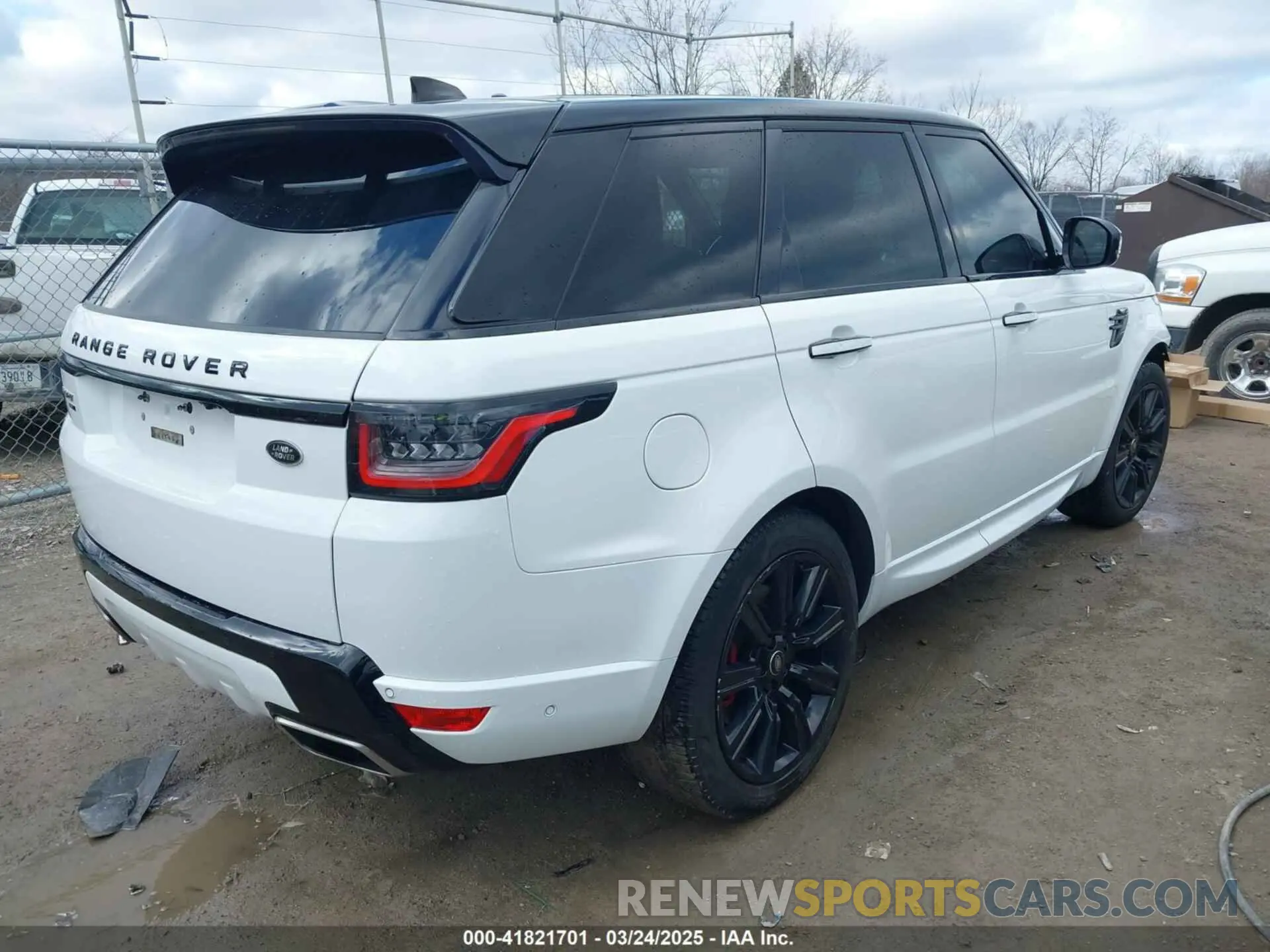 4 fotografías del automóvil dañado SALWS2RU0LA733551 LAND ROVER RANGE ROVER SPORT 2020