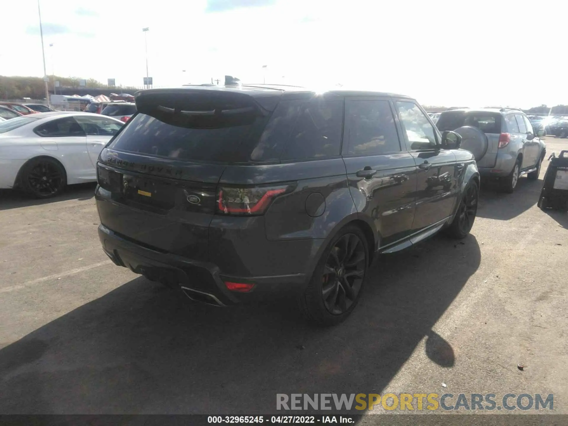 4 fotografías del automóvil dañado SALWS2RU2LA721613 LAND ROVER RANGE ROVER SPORT 2020