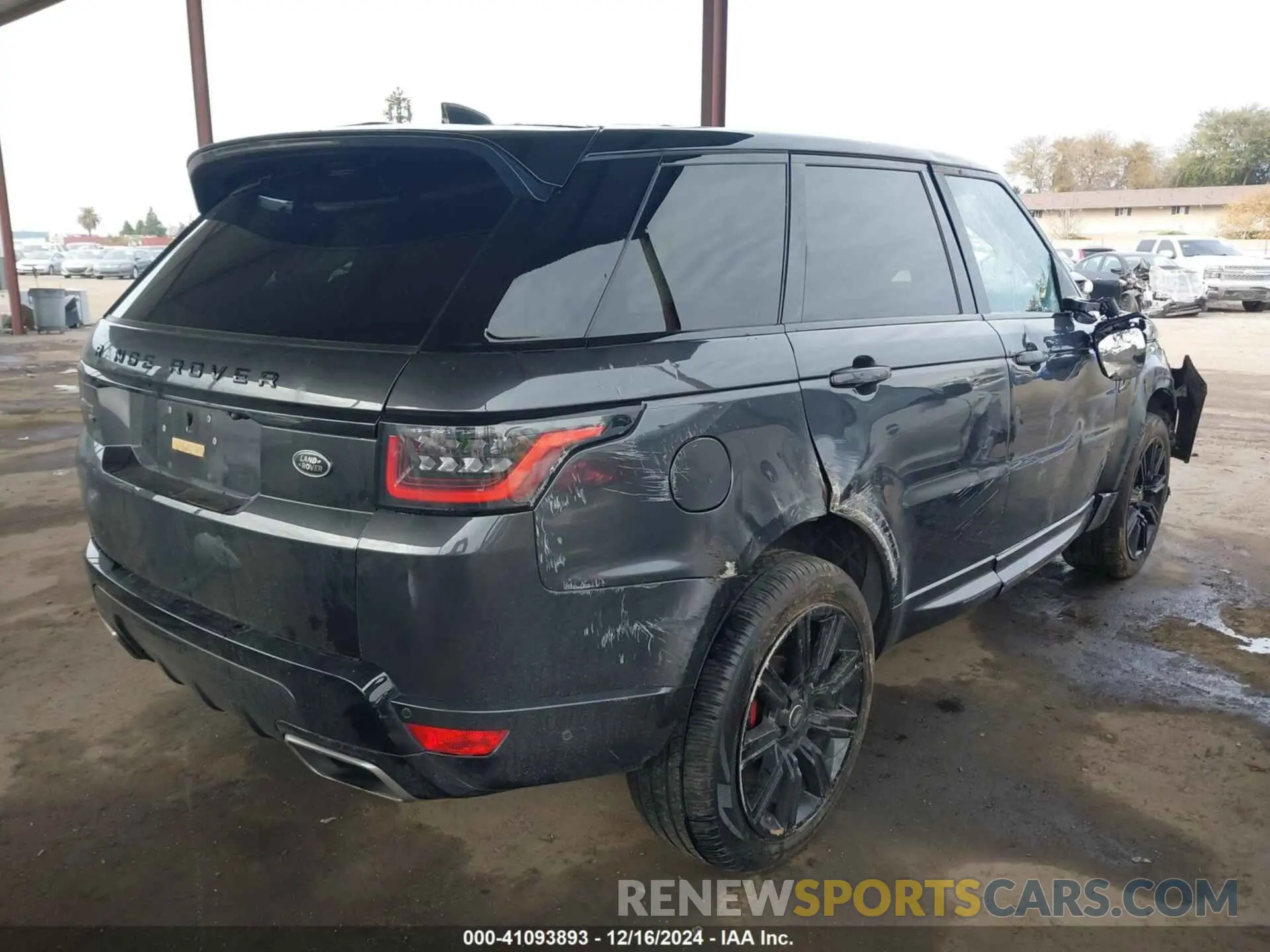 4 fotografías del automóvil dañado SALWS2RU2LA748522 LAND ROVER RANGE ROVER SPORT 2020
