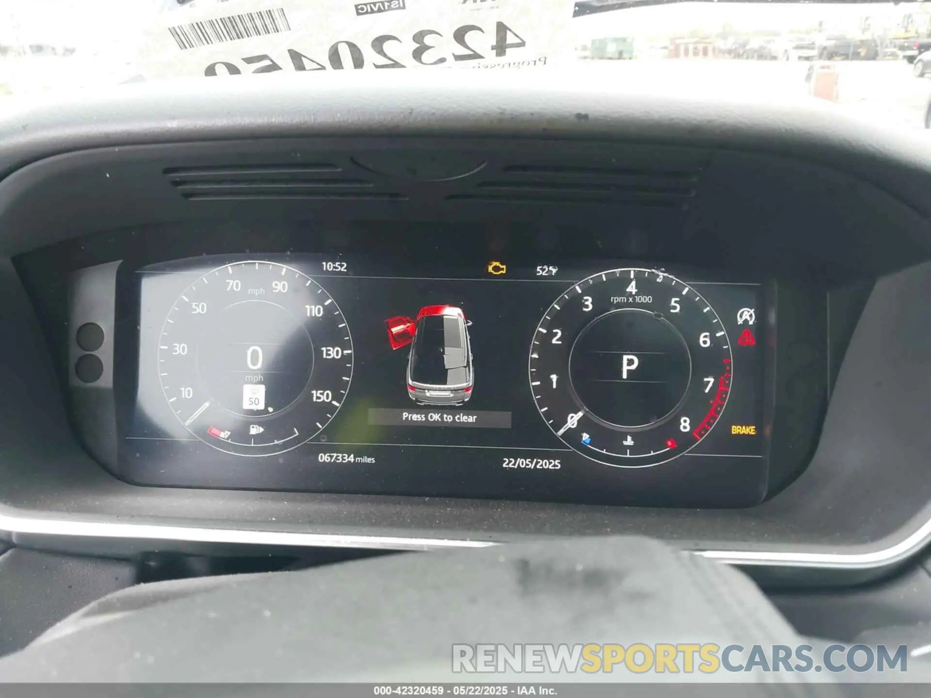 7 fotografías del automóvil dañado SALWS2RU3LA899269 LAND ROVER RANGE ROVER SPORT 2020