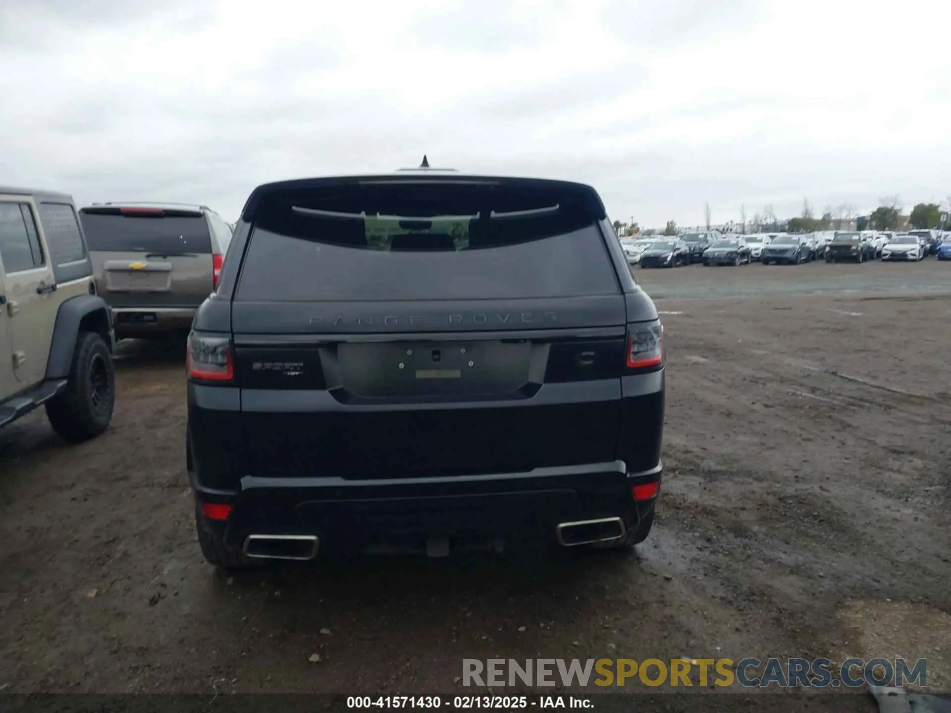 16 fotografías del automóvil dañado SALWS2RU8LA884847 LAND ROVER RANGE ROVER SPORT 2020
