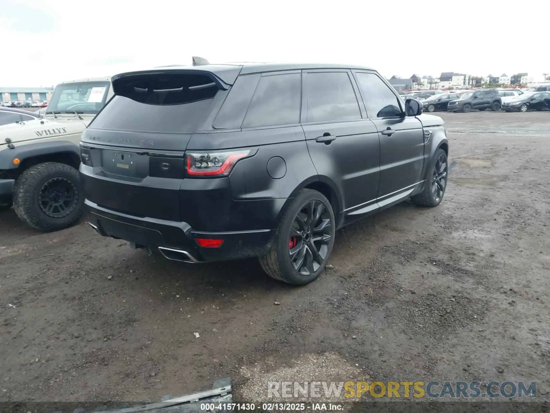 4 fotografías del automóvil dañado SALWS2RU8LA884847 LAND ROVER RANGE ROVER SPORT 2020