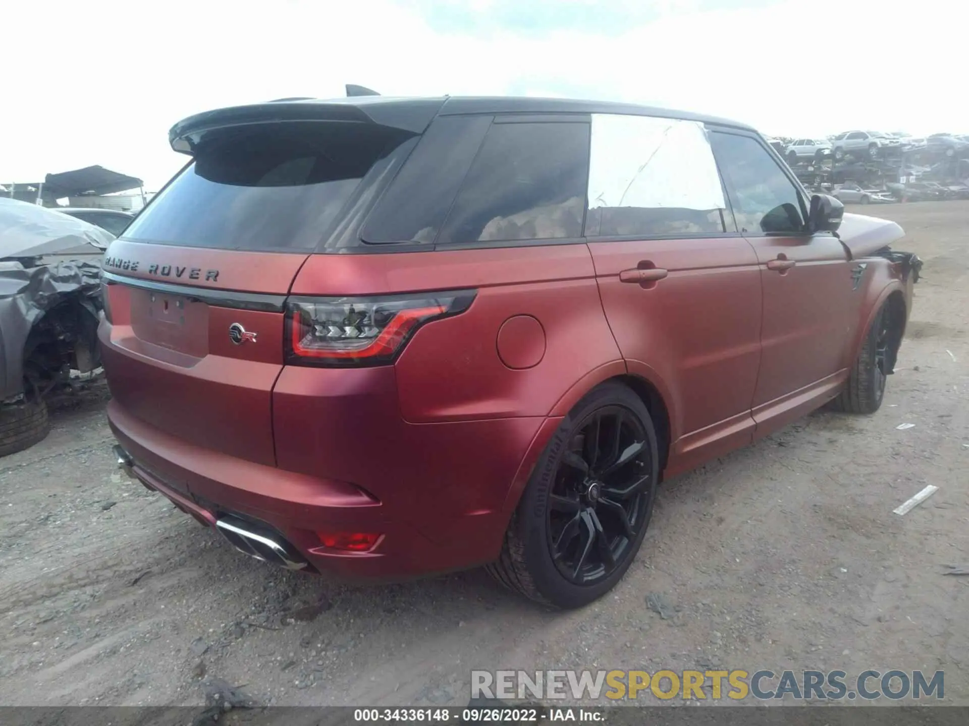 4 fotografías del automóvil dañado SALWZ2RE0LA709111 LAND ROVER RANGE ROVER SPORT 2020