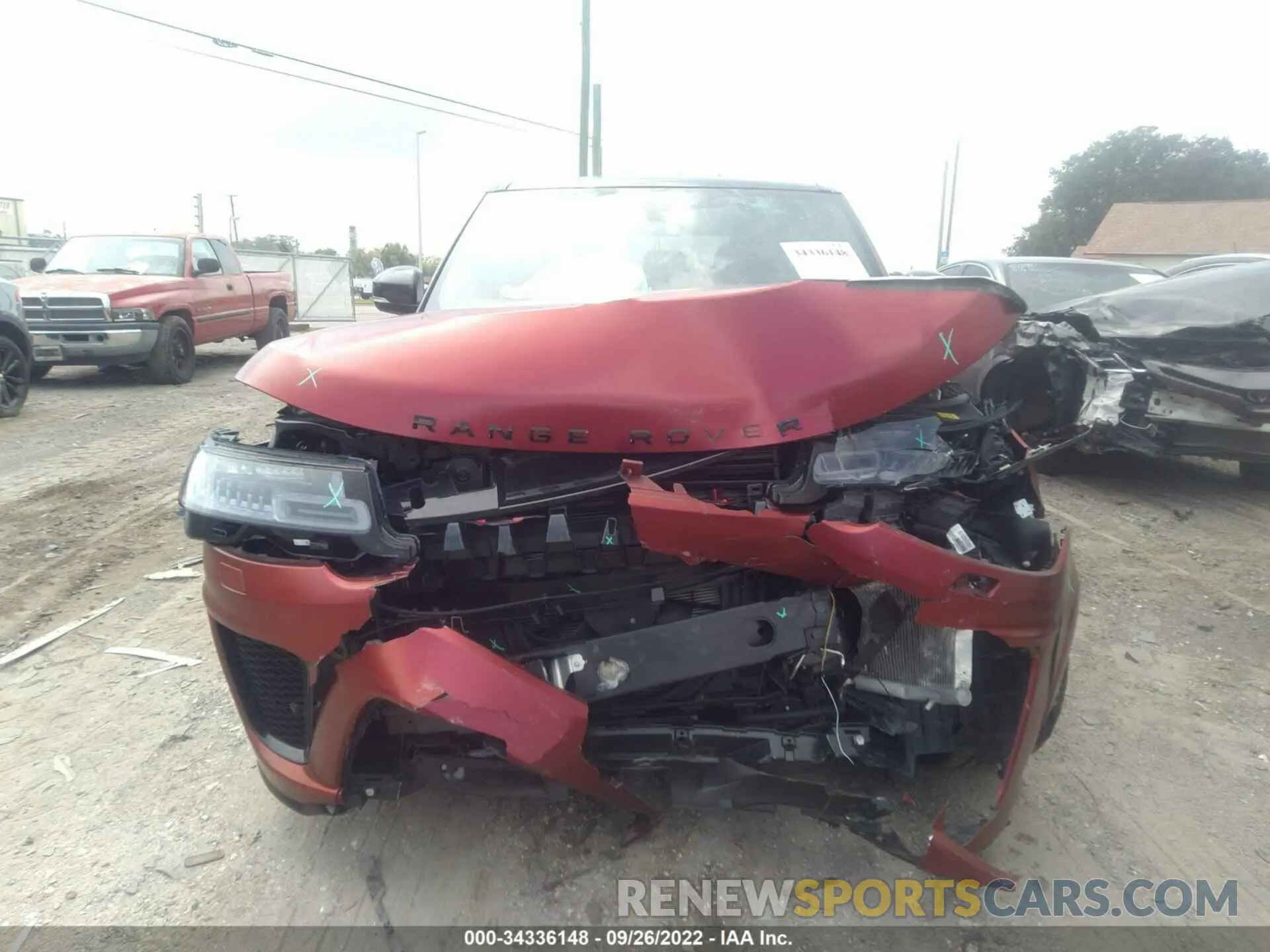 6 fotografías del automóvil dañado SALWZ2RE0LA709111 LAND ROVER RANGE ROVER SPORT 2020
