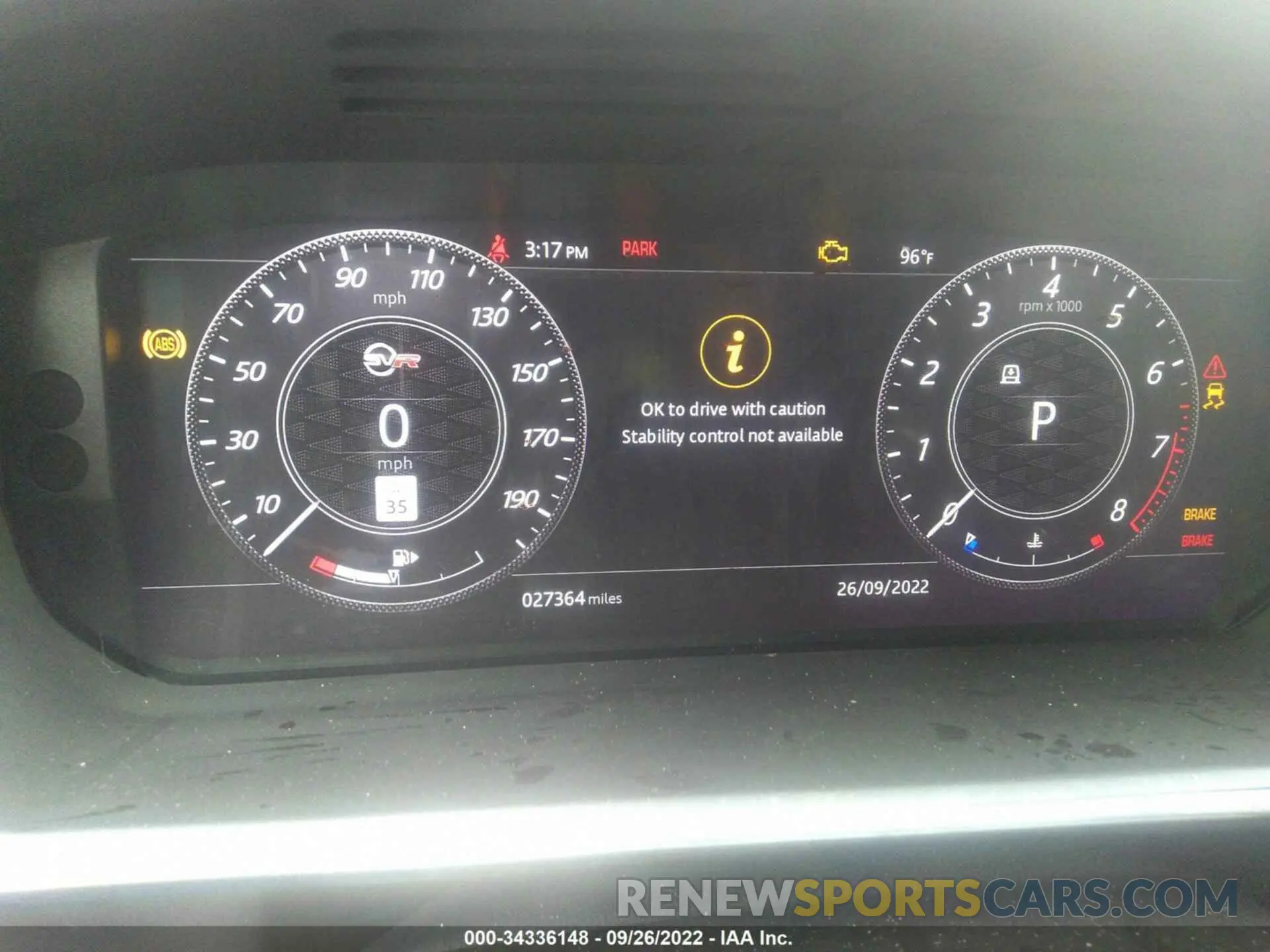 7 fotografías del automóvil dañado SALWZ2RE0LA709111 LAND ROVER RANGE ROVER SPORT 2020