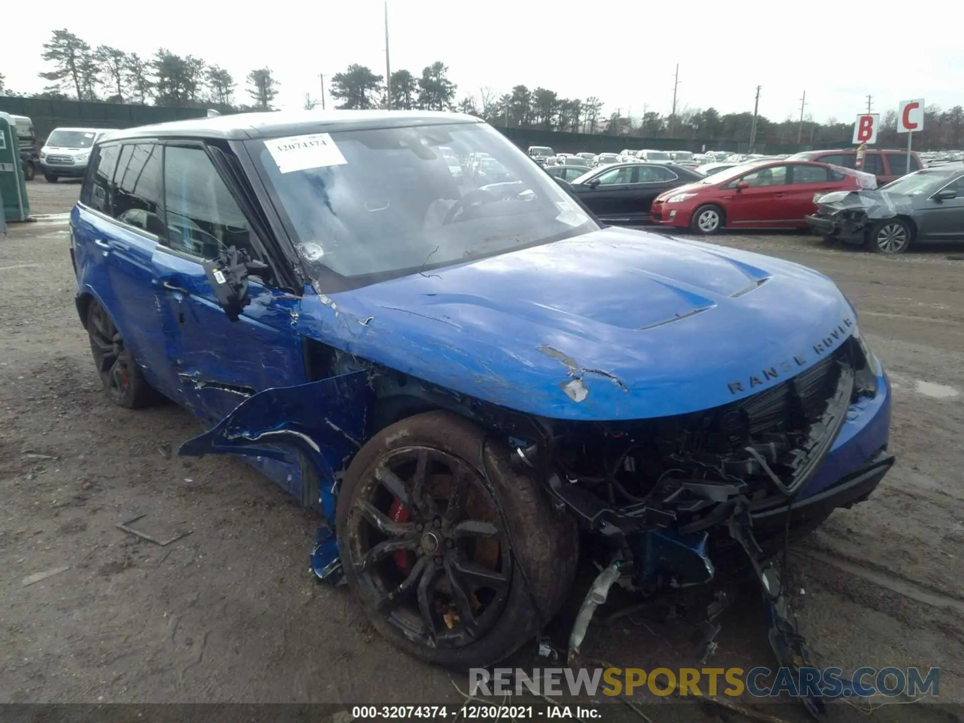 6 fotografías del automóvil dañado SALWZ2RE6LA701997 LAND ROVER RANGE ROVER SPORT 2020