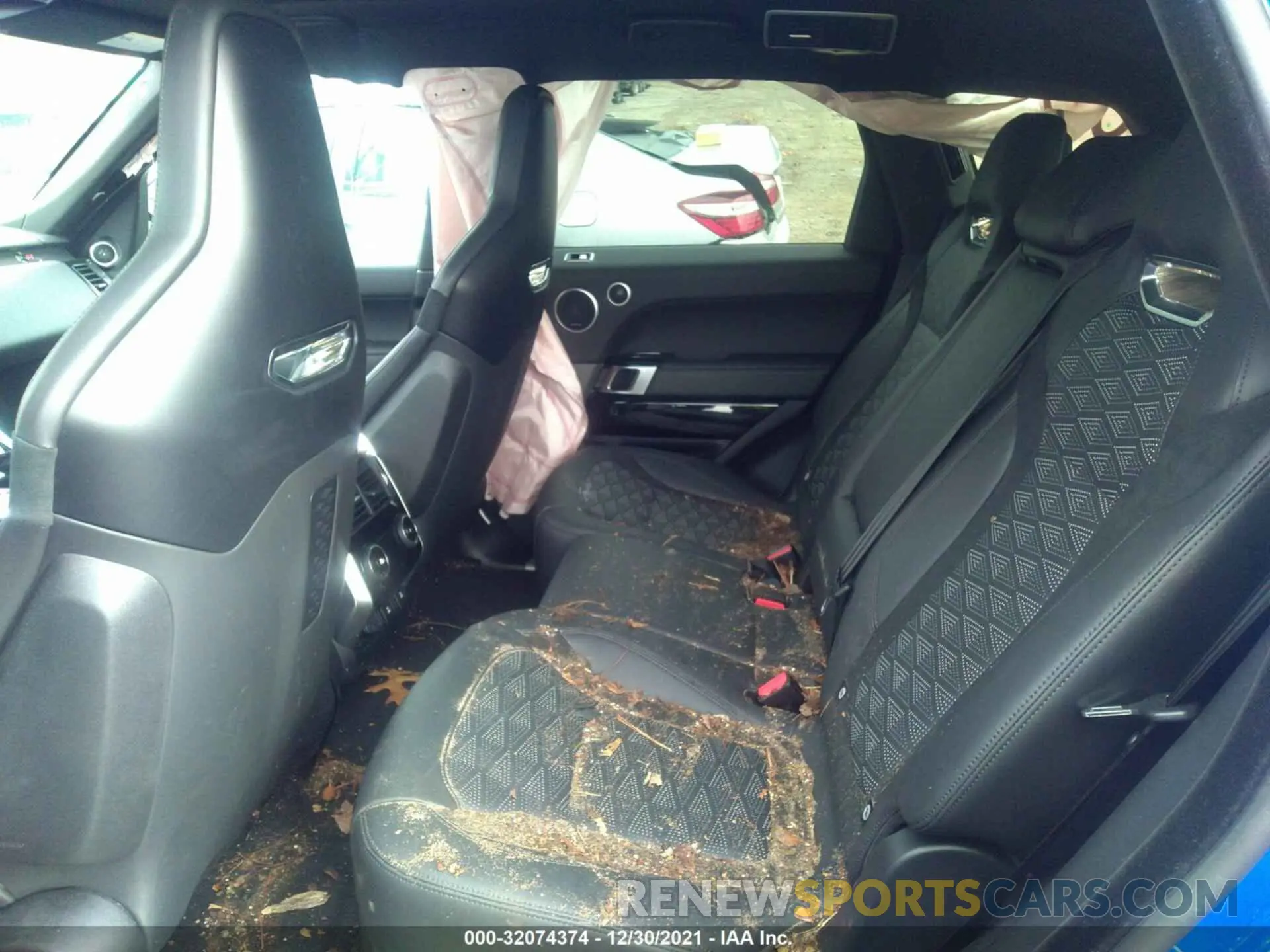 8 fotografías del automóvil dañado SALWZ2RE6LA701997 LAND ROVER RANGE ROVER SPORT 2020