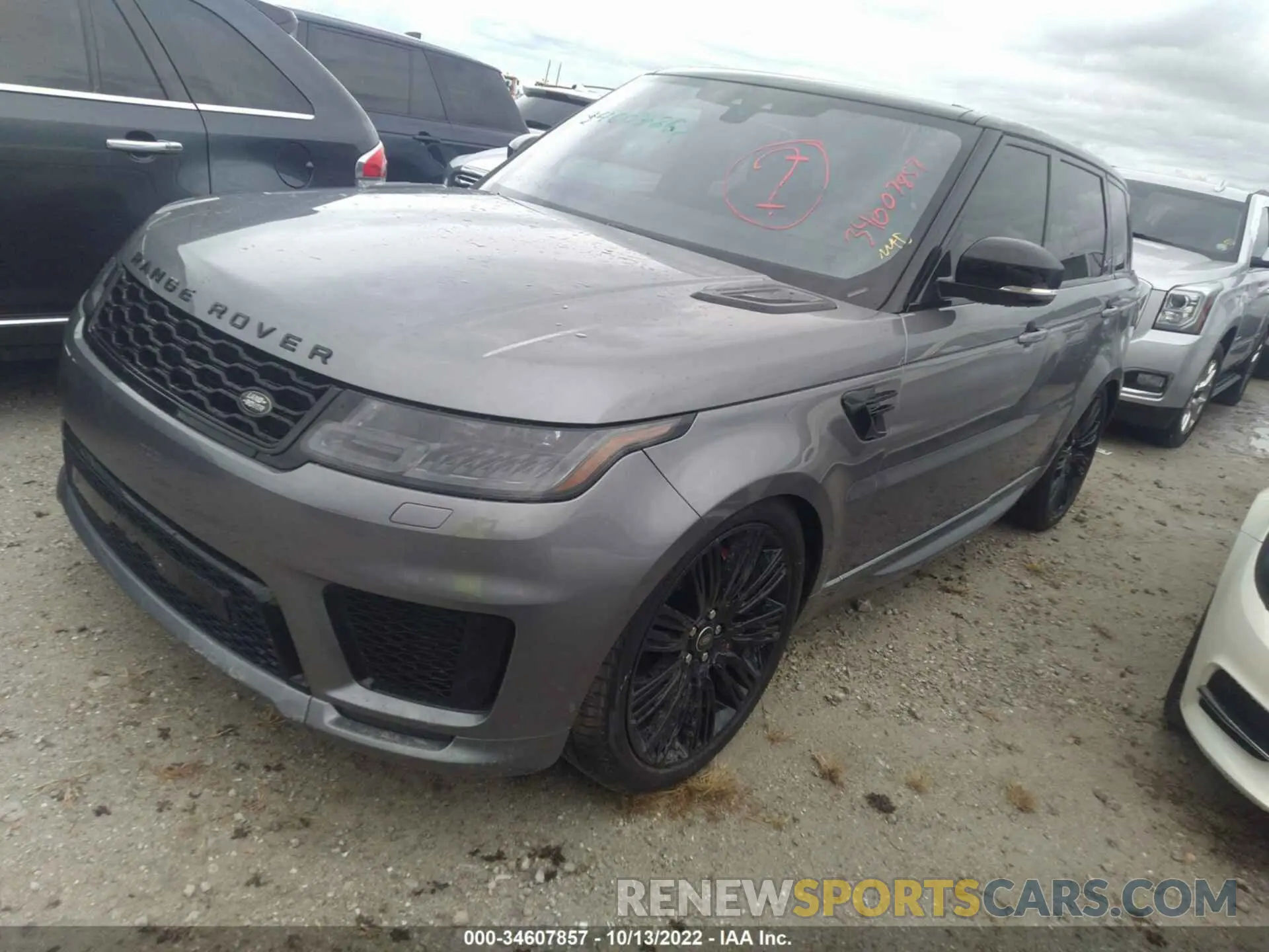 2 fotografías del automóvil dañado SALWR2SE0MA777453 LAND ROVER RANGE ROVER SPORT 2021