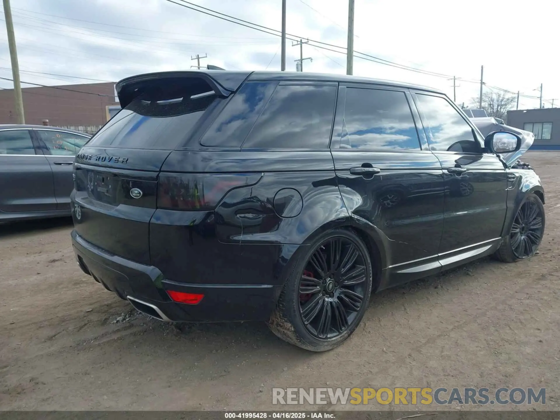 4 fotografías del automóvil dañado SALWR2SE8MA759704 LAND ROVER RANGE ROVER SPORT 2021