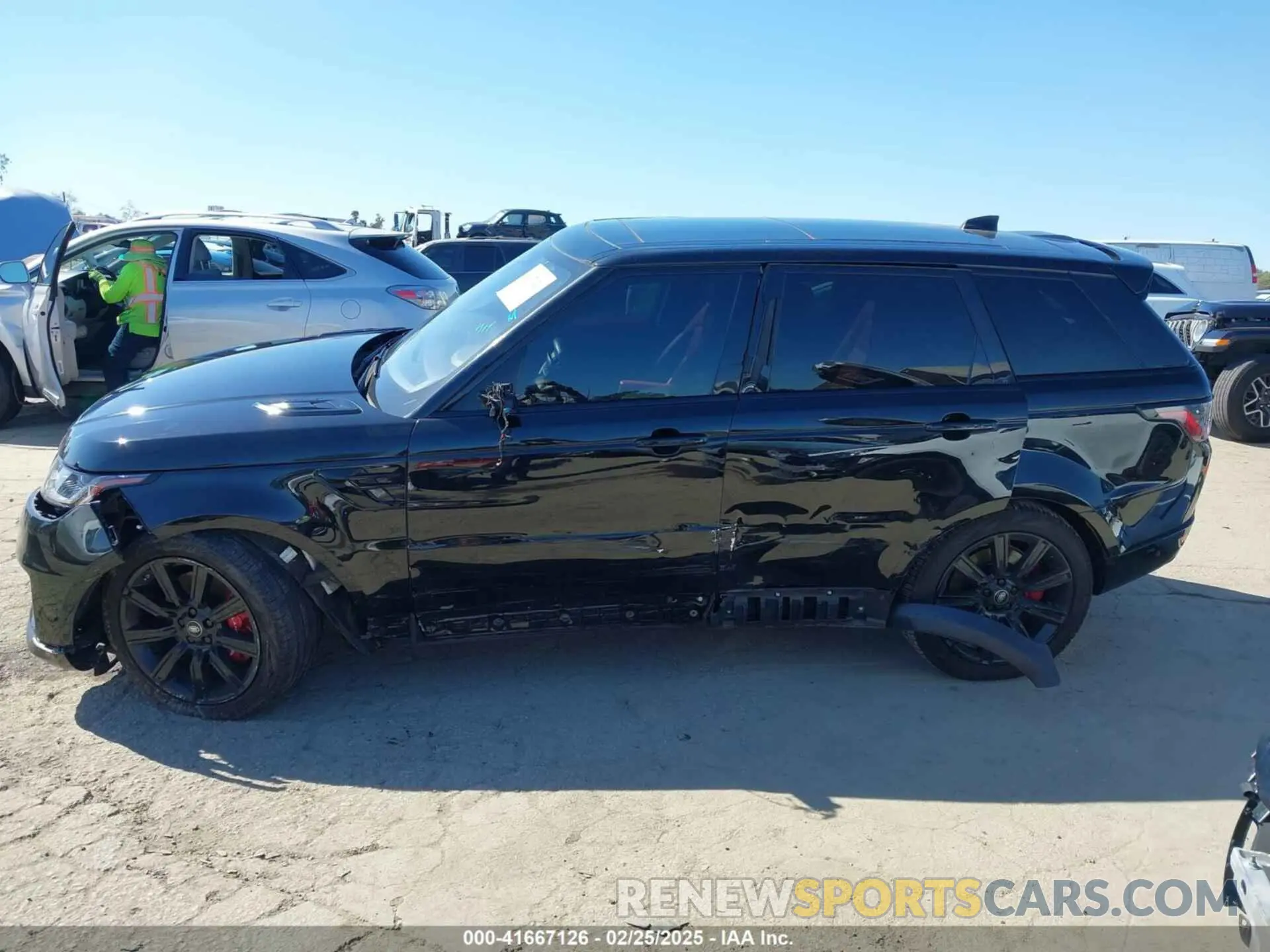 15 fotografías del automóvil dañado SALWR2SE9MA768766 LAND ROVER RANGE ROVER SPORT 2021