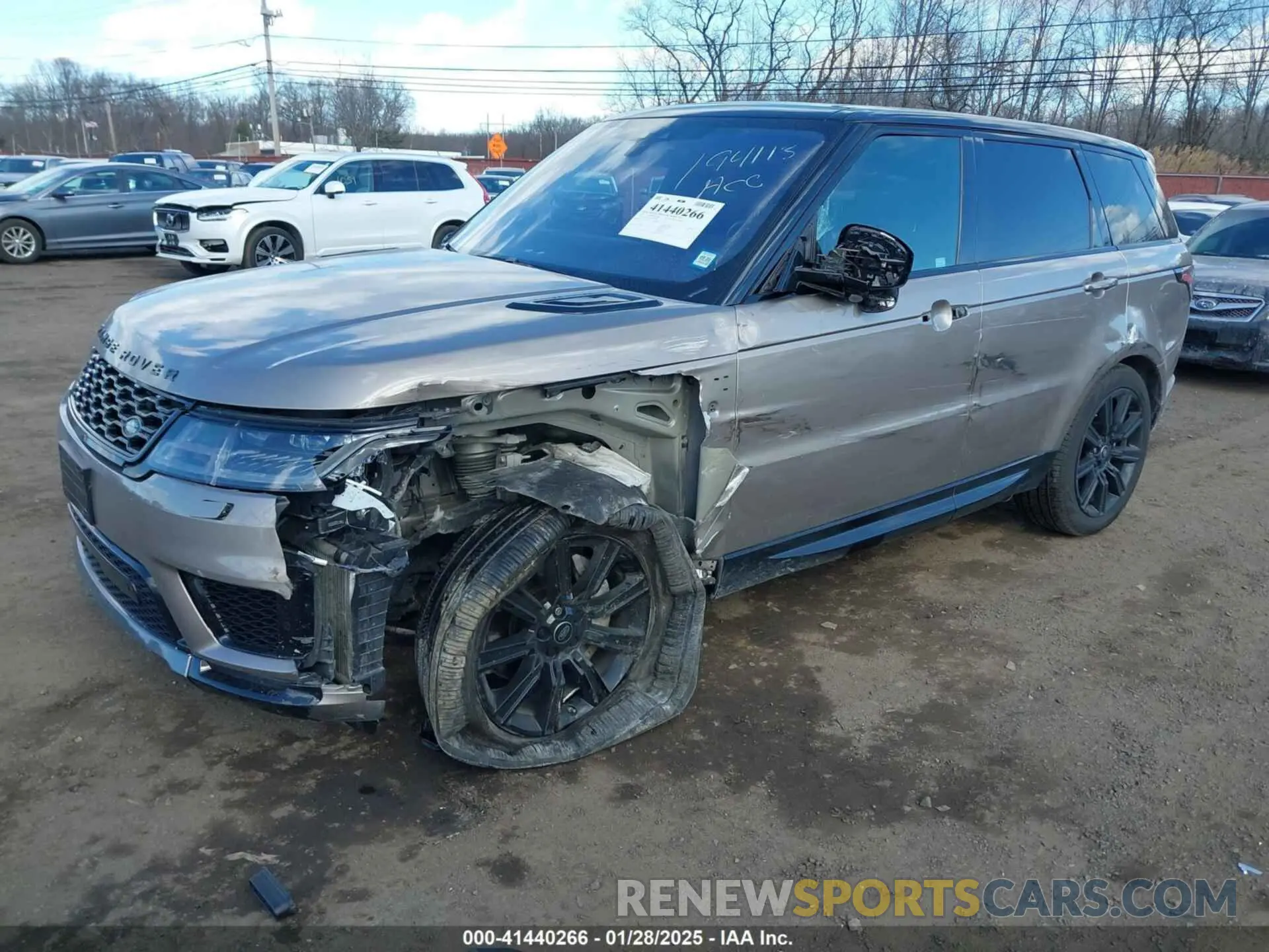 2 fotografías del automóvil dañado SALWR2SU1MA773290 LAND ROVER RANGE ROVER SPORT 2021