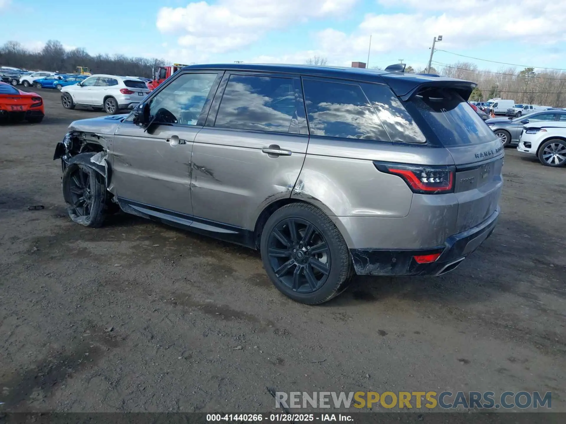 3 fotografías del automóvil dañado SALWR2SU1MA773290 LAND ROVER RANGE ROVER SPORT 2021
