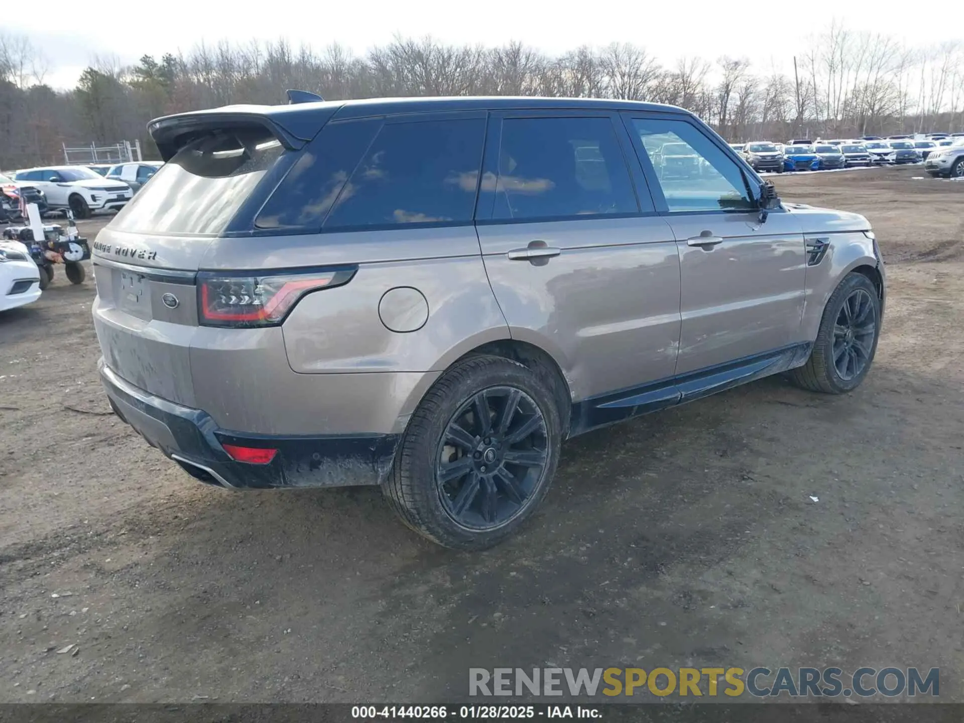 4 fotografías del automóvil dañado SALWR2SU1MA773290 LAND ROVER RANGE ROVER SPORT 2021
