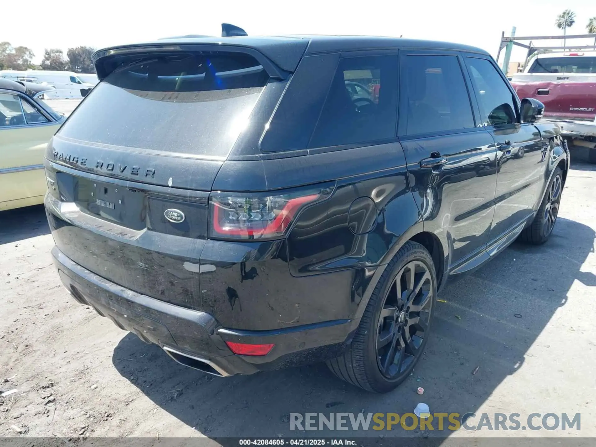 4 fotografías del automóvil dañado SALWR2SU5MA785393 LAND ROVER RANGE ROVER SPORT 2021