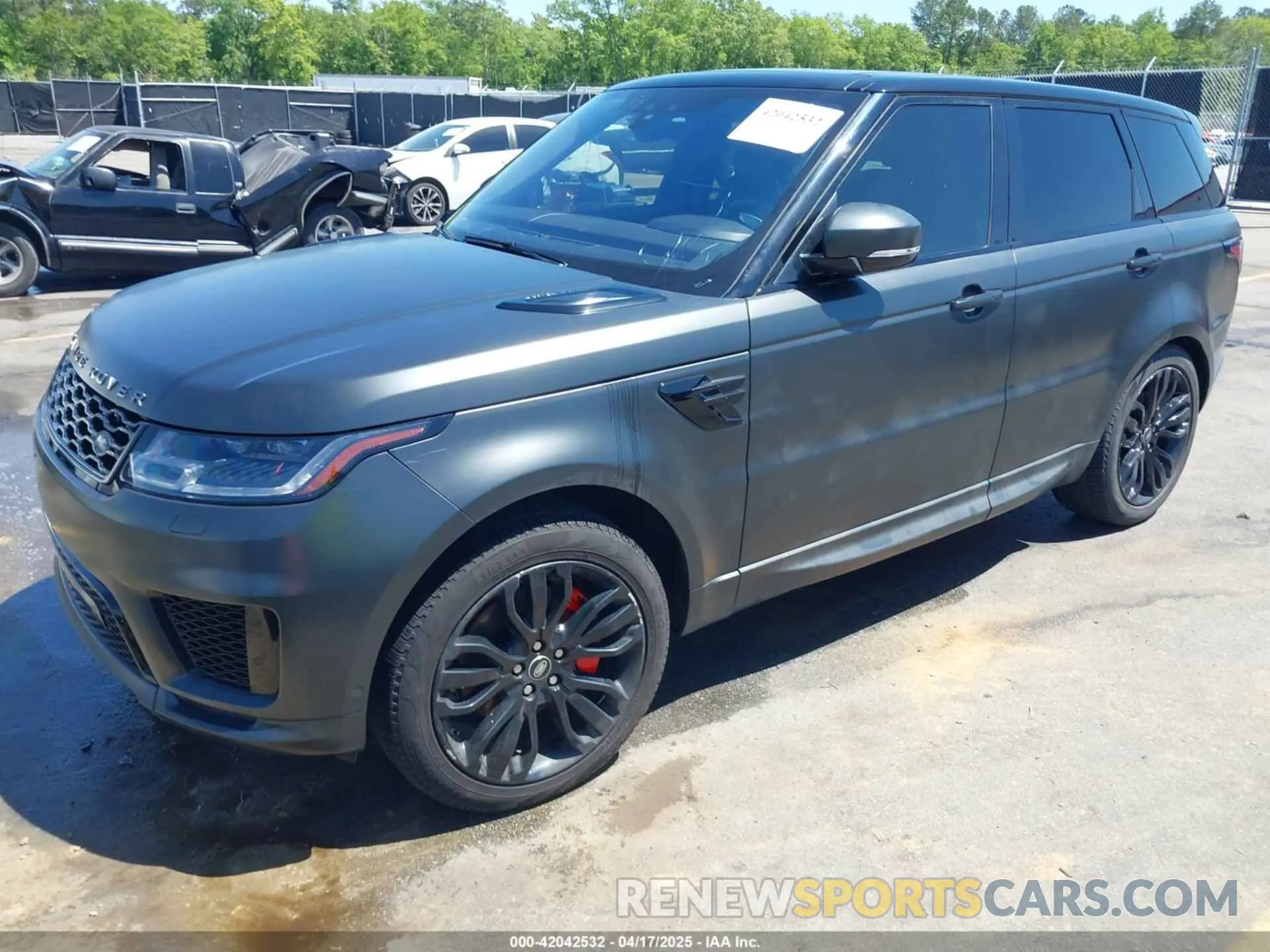 2 fotografías del automóvil dañado SALWR2SU6MA772359 LAND ROVER RANGE ROVER SPORT 2021