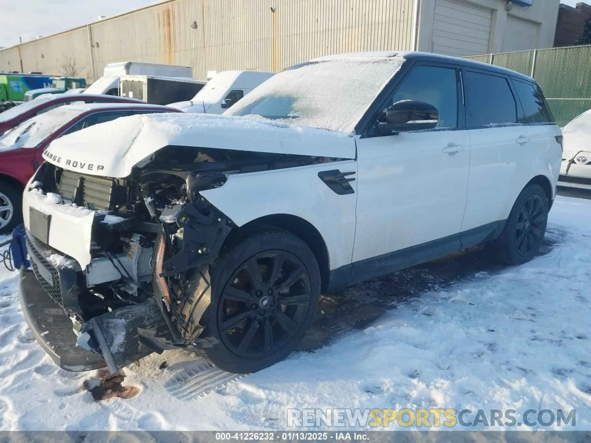 2 fotografías del automóvil dañado SALWR2SU7MA756316 LAND ROVER RANGE ROVER SPORT 2021