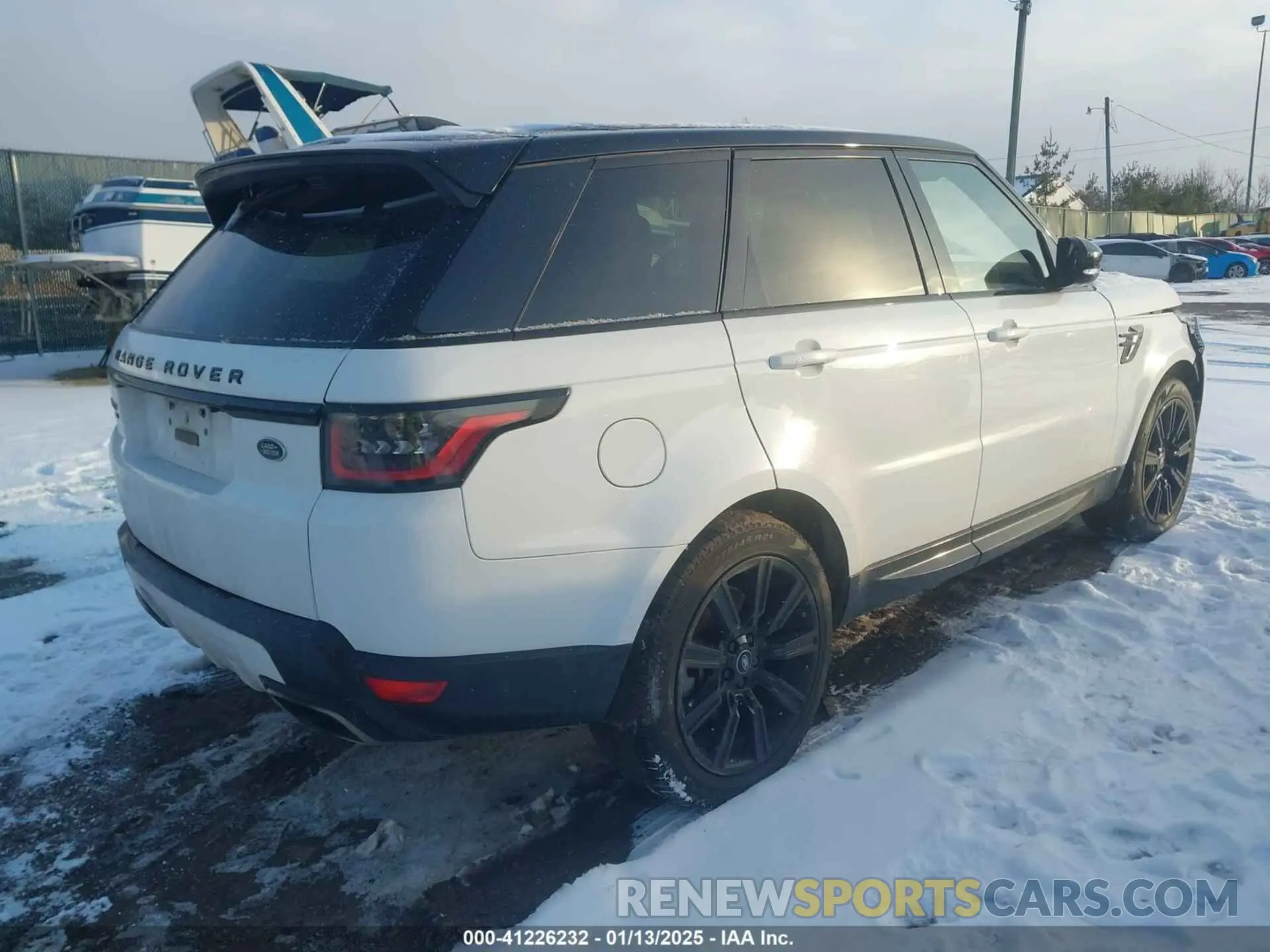 4 fotografías del automóvil dañado SALWR2SU7MA756316 LAND ROVER RANGE ROVER SPORT 2021