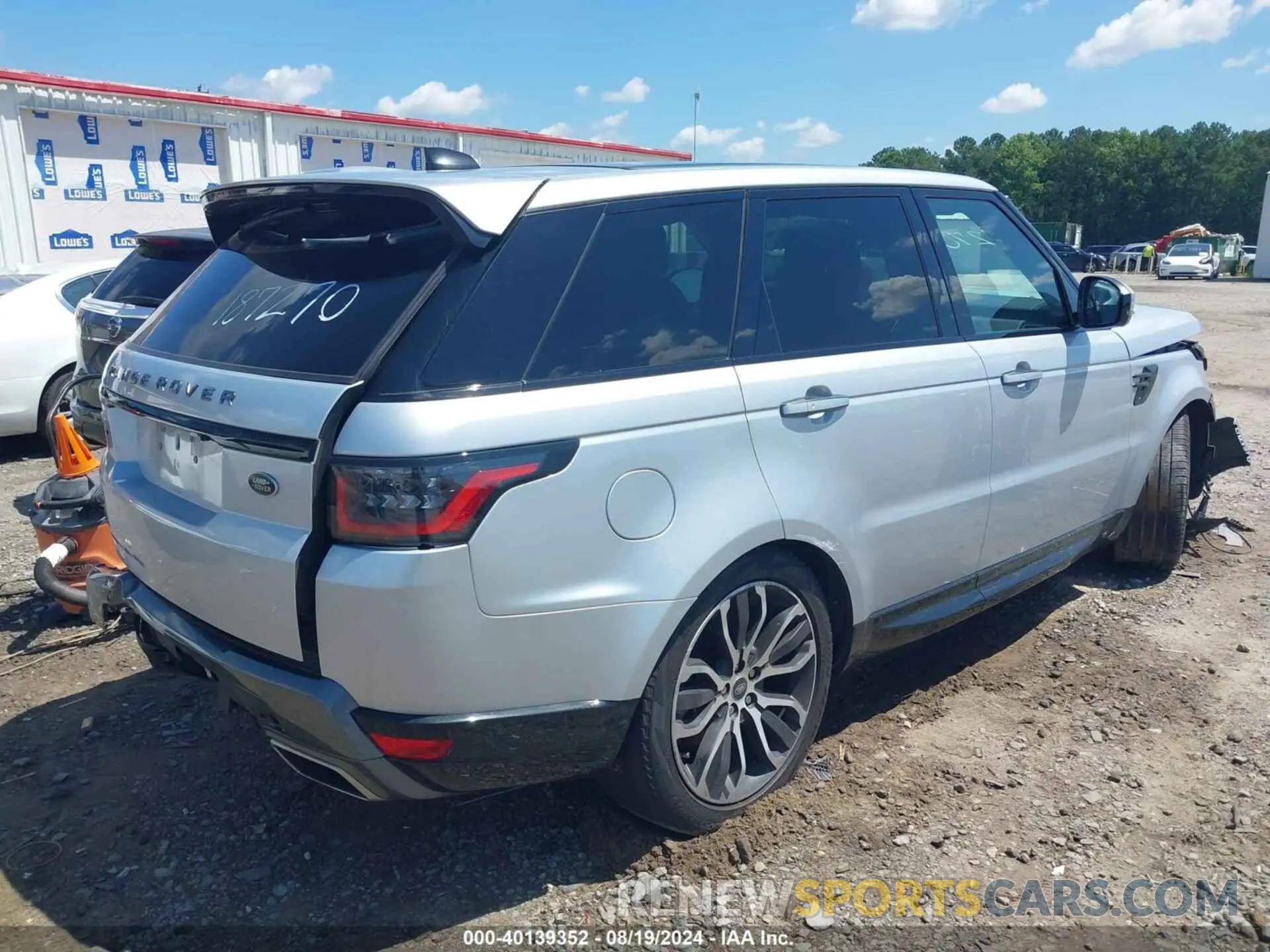 4 fotografías del automóvil dañado SALWR2SU7MA778669 LAND ROVER RANGE ROVER SPORT 2021