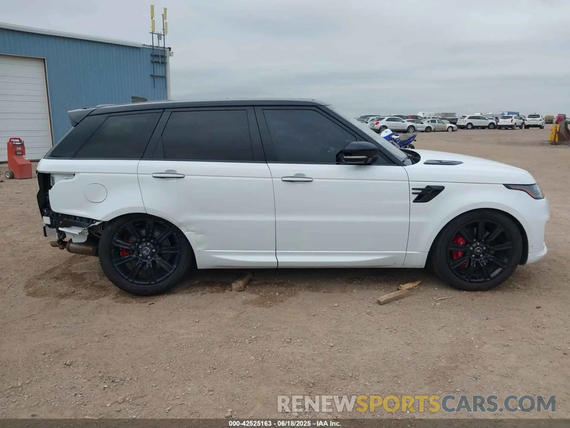 14 fotografías del automóvil dañado SALWS2RU3MA795558 LAND ROVER RANGE ROVER SPORT 2021