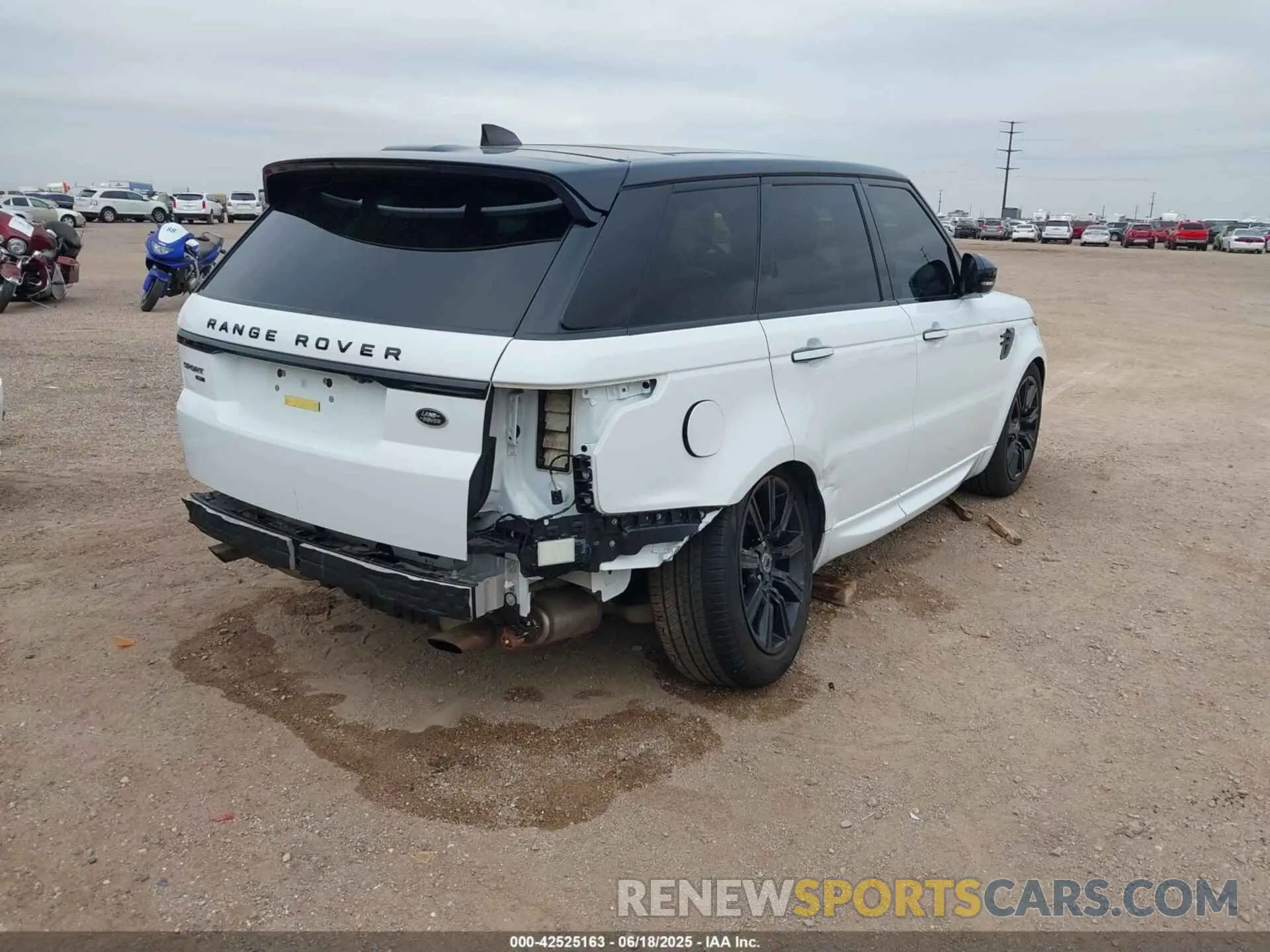 4 fotografías del automóvil dañado SALWS2RU3MA795558 LAND ROVER RANGE ROVER SPORT 2021