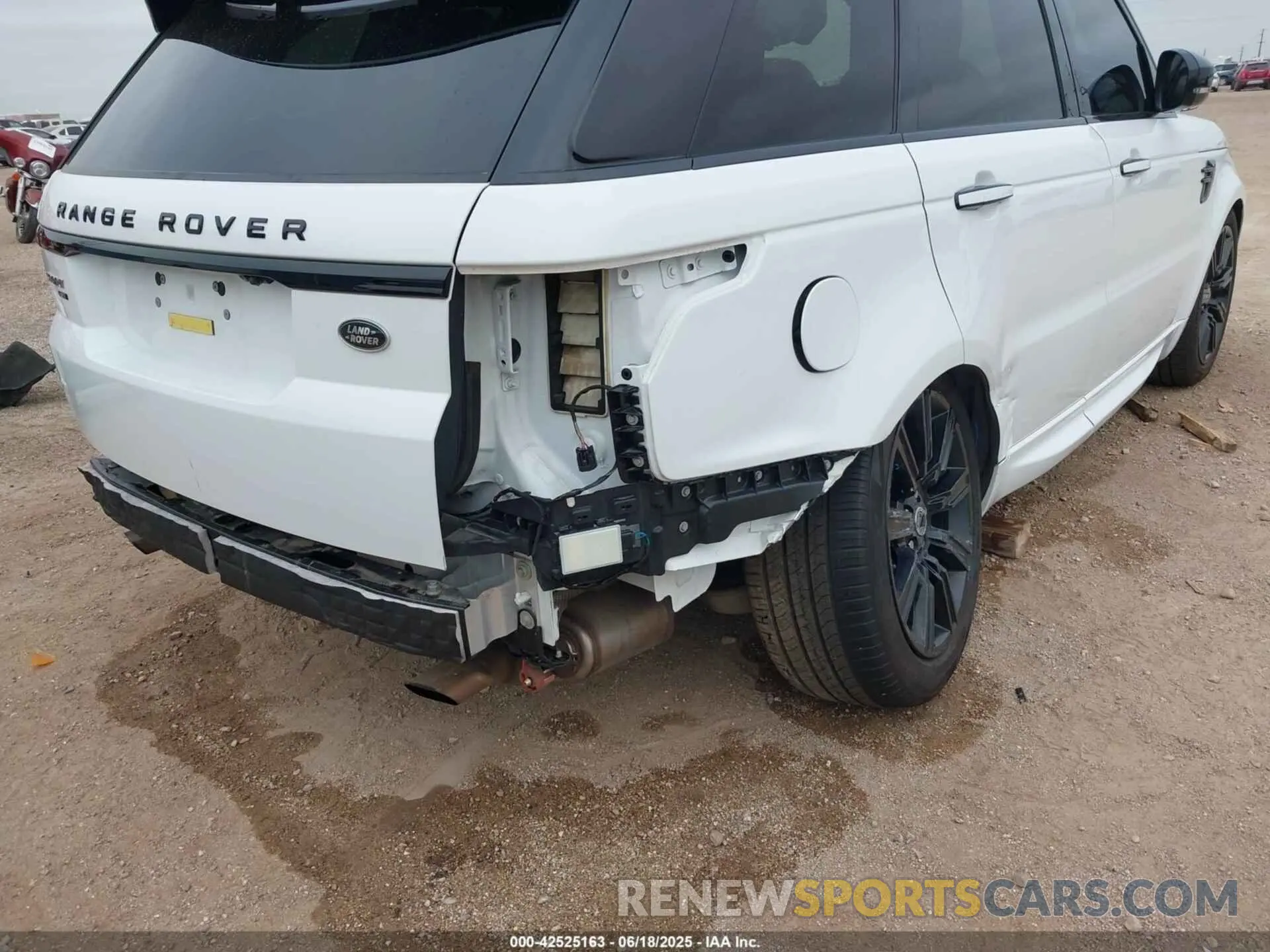 6 fotografías del automóvil dañado SALWS2RU3MA795558 LAND ROVER RANGE ROVER SPORT 2021