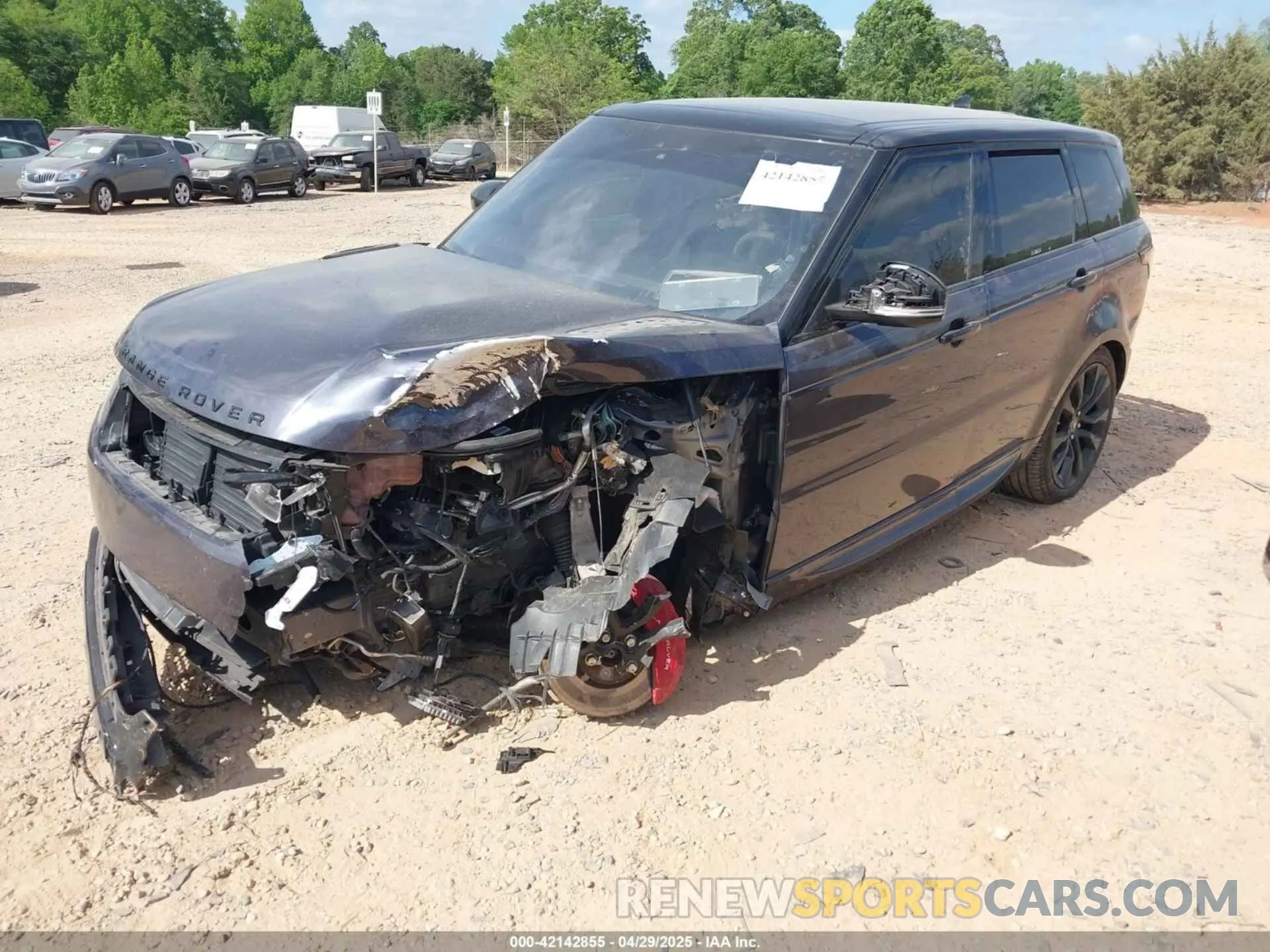 2 fotografías del automóvil dañado SALWS2RU6MA787289 LAND ROVER RANGE ROVER SPORT 2021