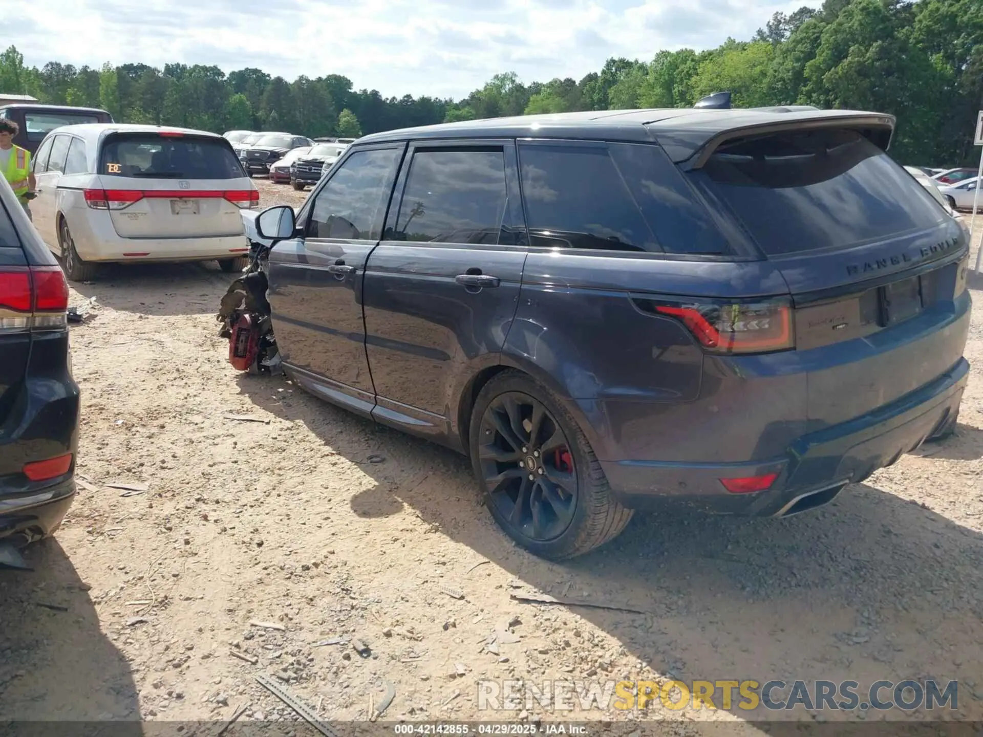 3 fotografías del automóvil dañado SALWS2RU6MA787289 LAND ROVER RANGE ROVER SPORT 2021