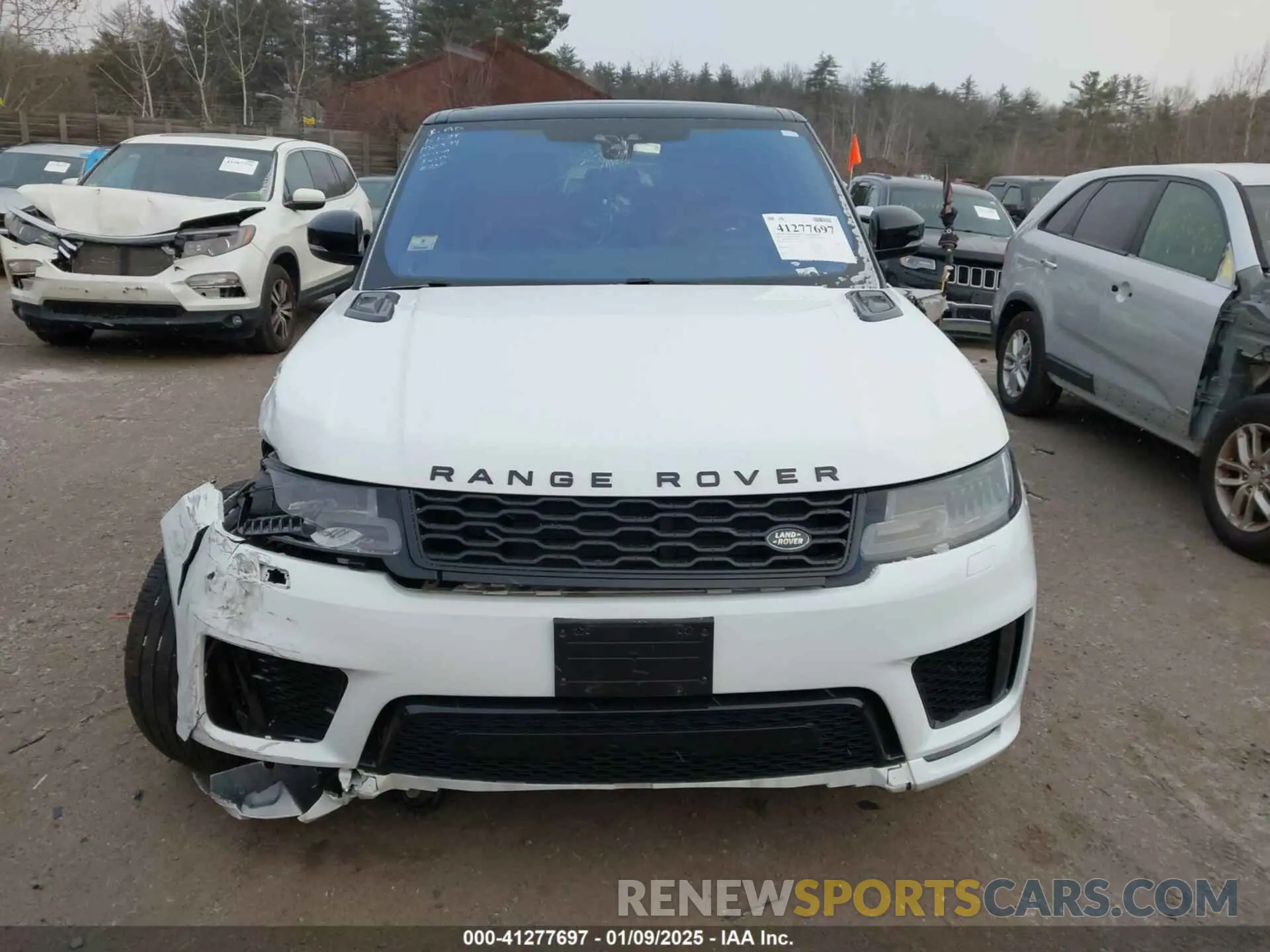 12 fotografías del automóvil dañado SALWS2RU8MA784331 LAND ROVER RANGE ROVER SPORT 2021